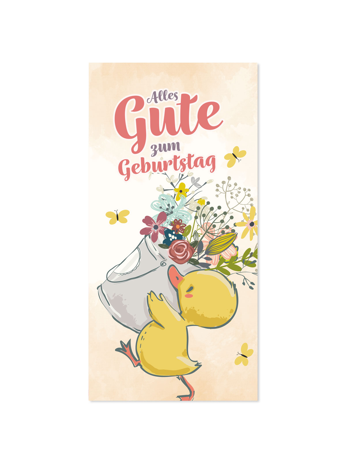 Grußkarte „Zum Geburtstag“