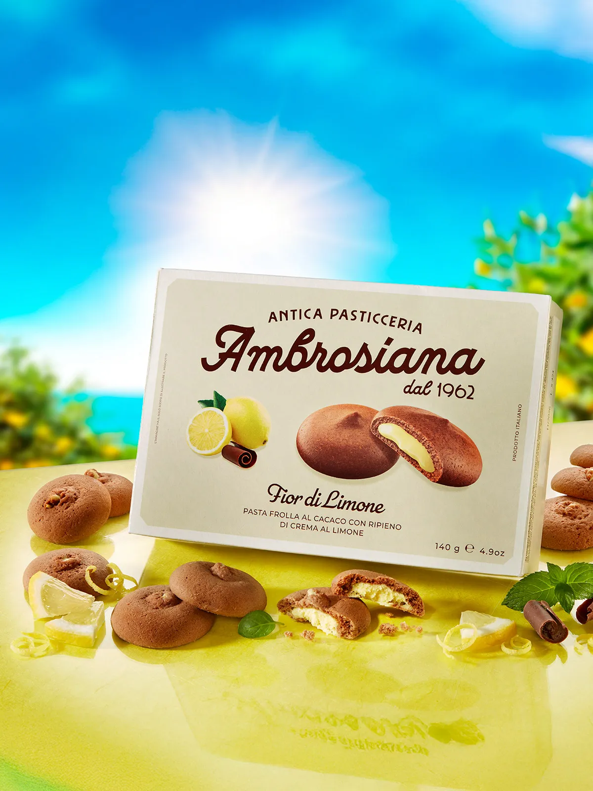 Italienisches Zitronengebäck
