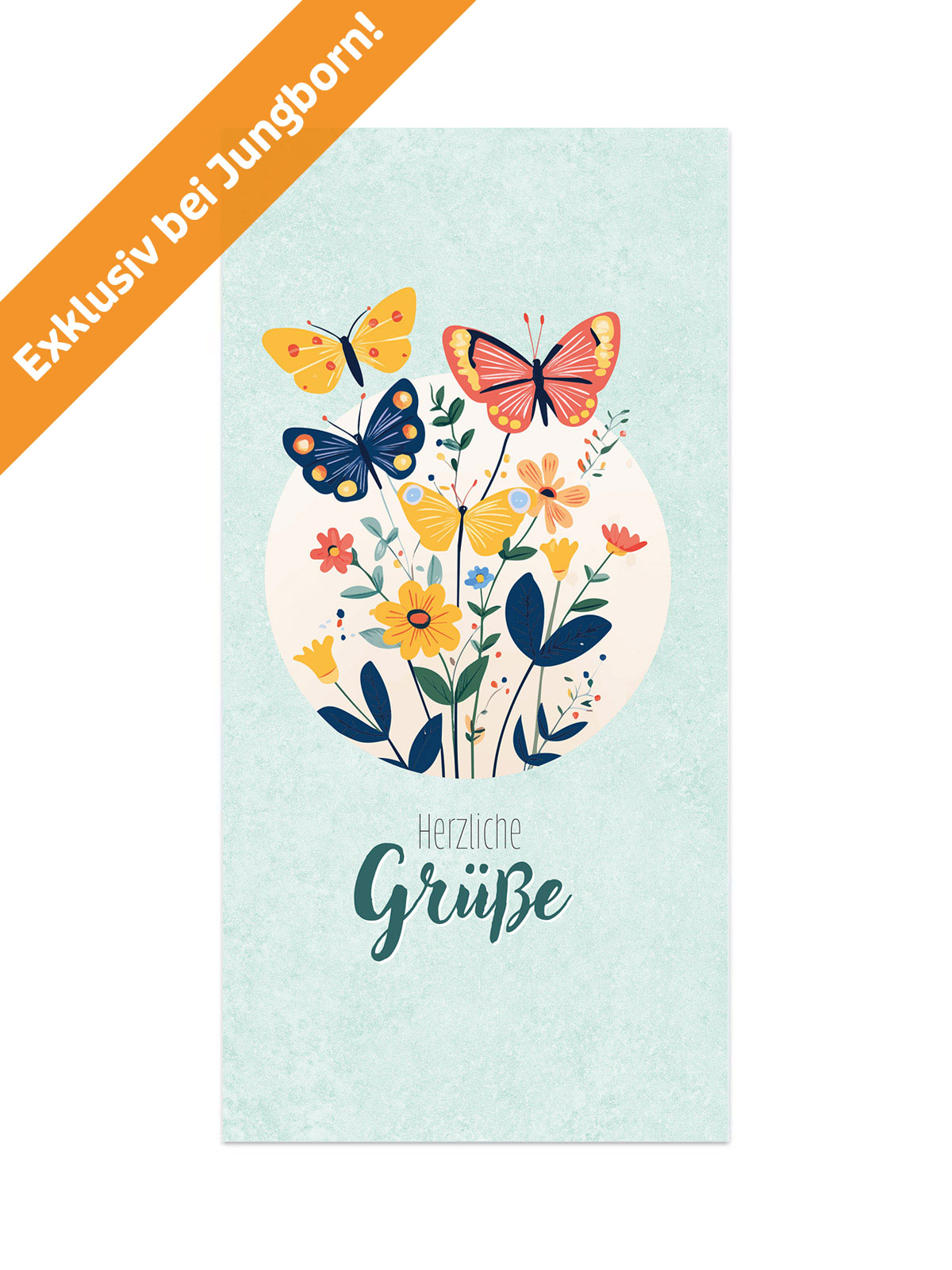 Grußkarte „Herzliche Grüße“