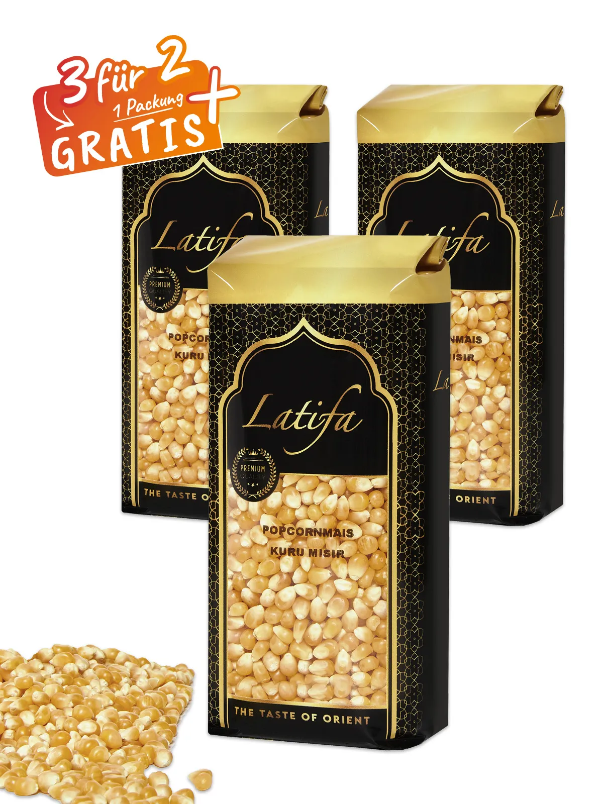 „3 für 2“ Popcornmais