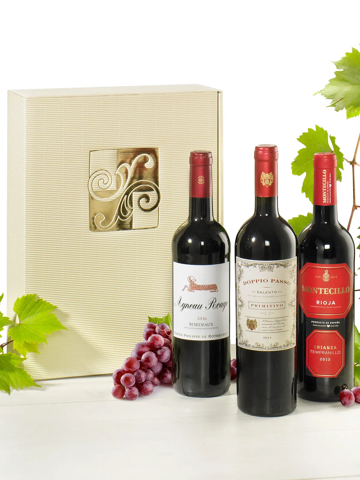 Rotwein-Trio „Mediterraneo“