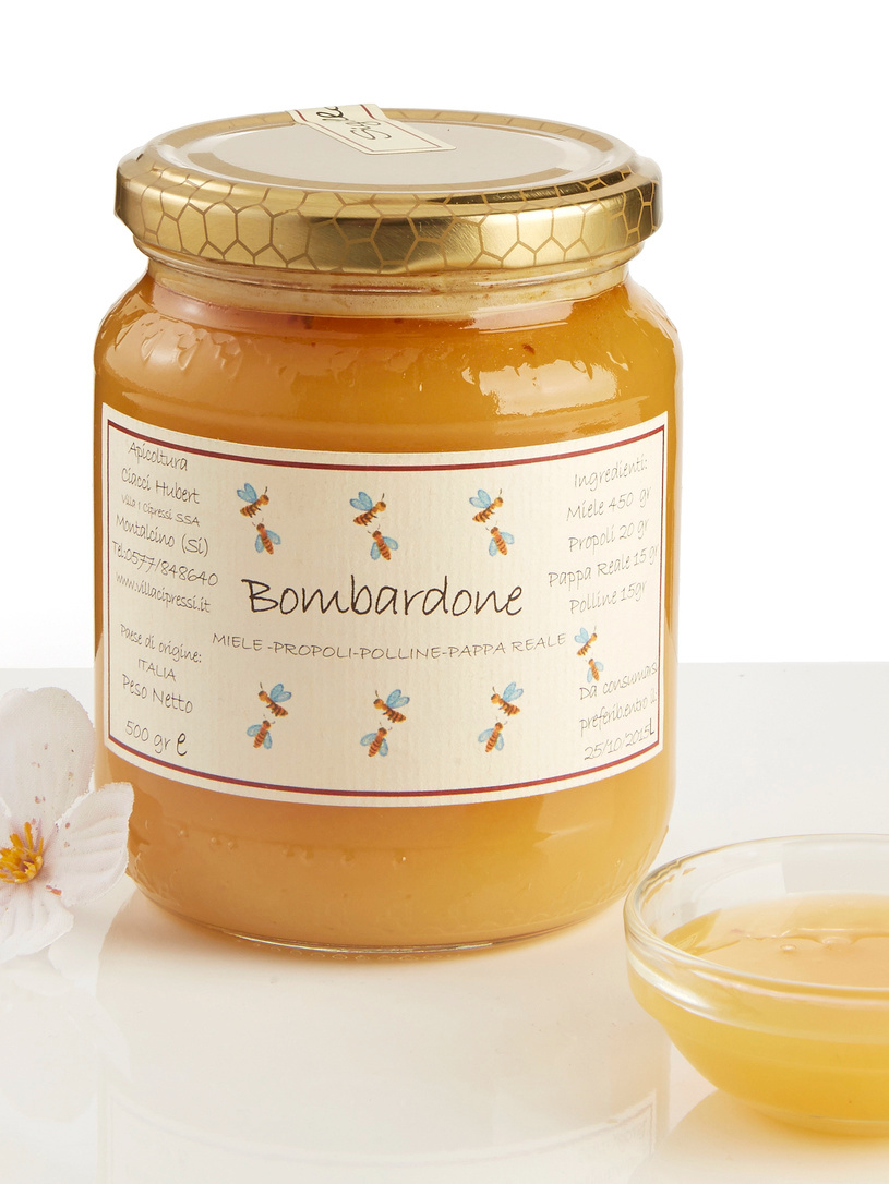Bombardone, mit Pollen, Propolis, Gelee Royale