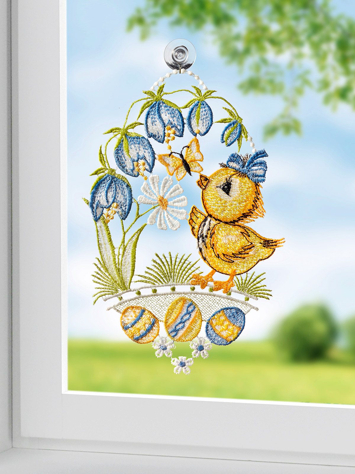 Fensterbild „Osterküken“ Fensterbild „Osterküken“