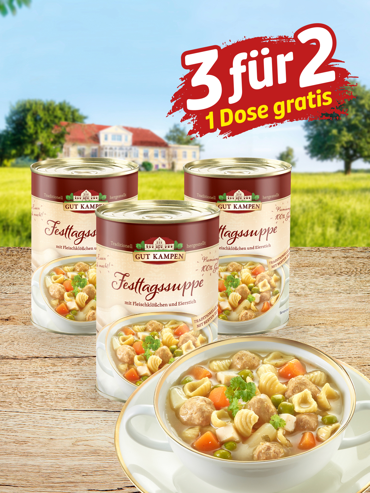 „3 für 2“ Festtagssuppe