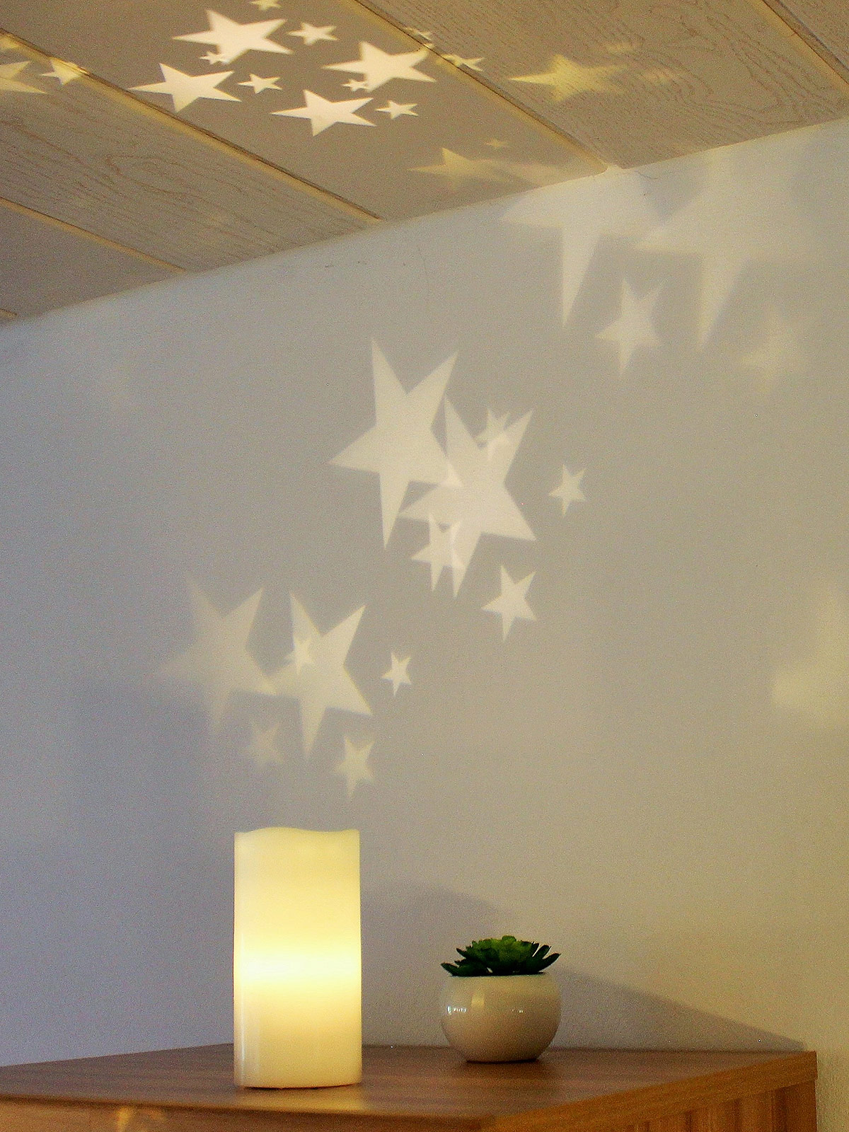 Projektionskerze „Starlight“