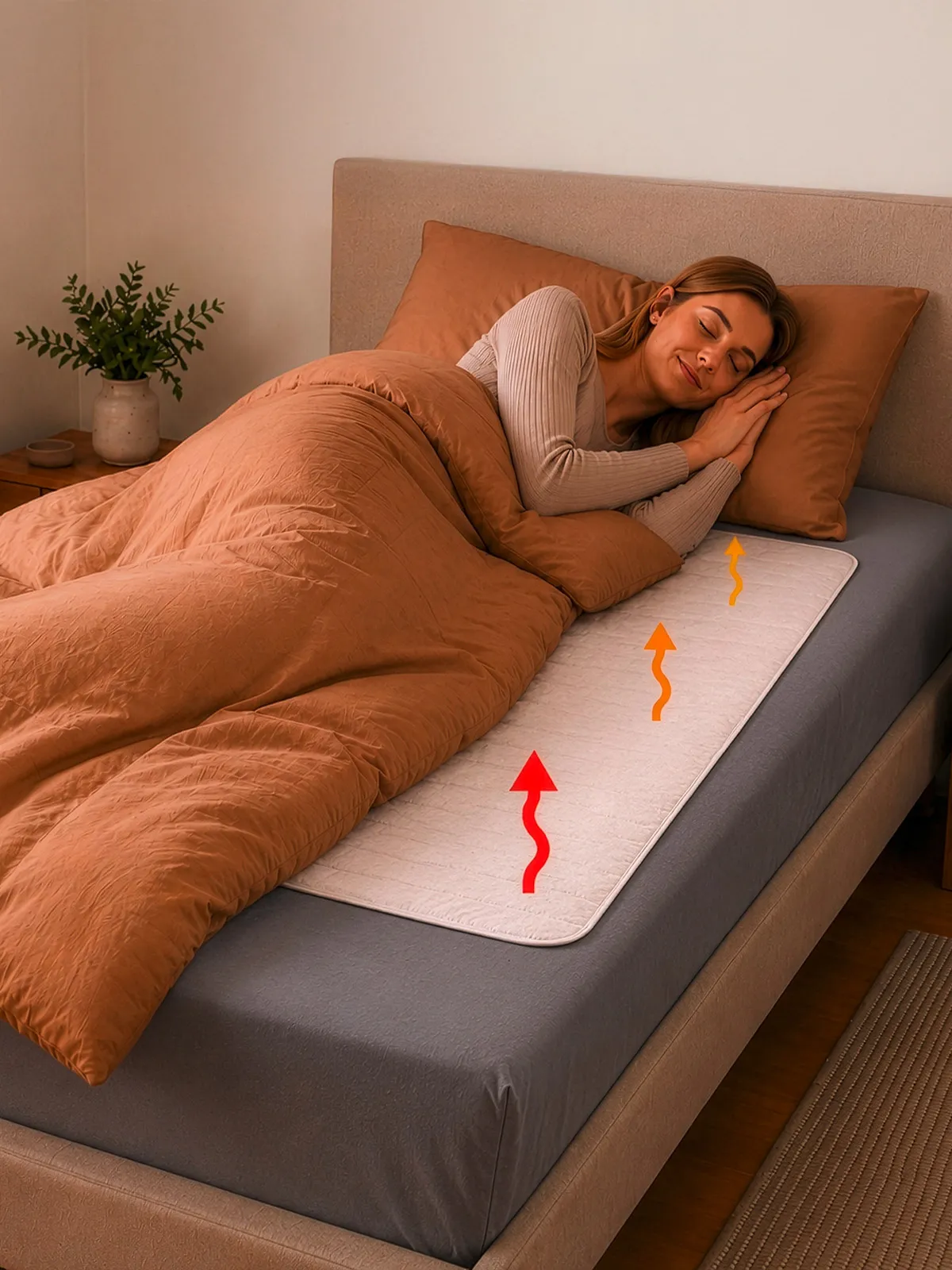 3-Zonen-Wärme-Unterbett