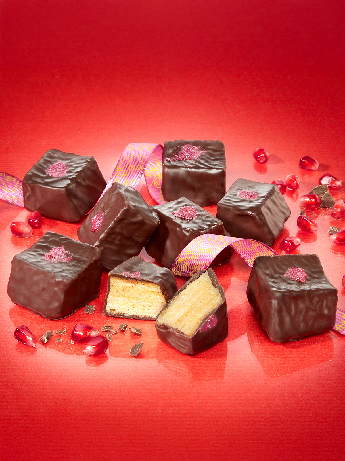 Baumkuchenspitzen „Granatapfel“