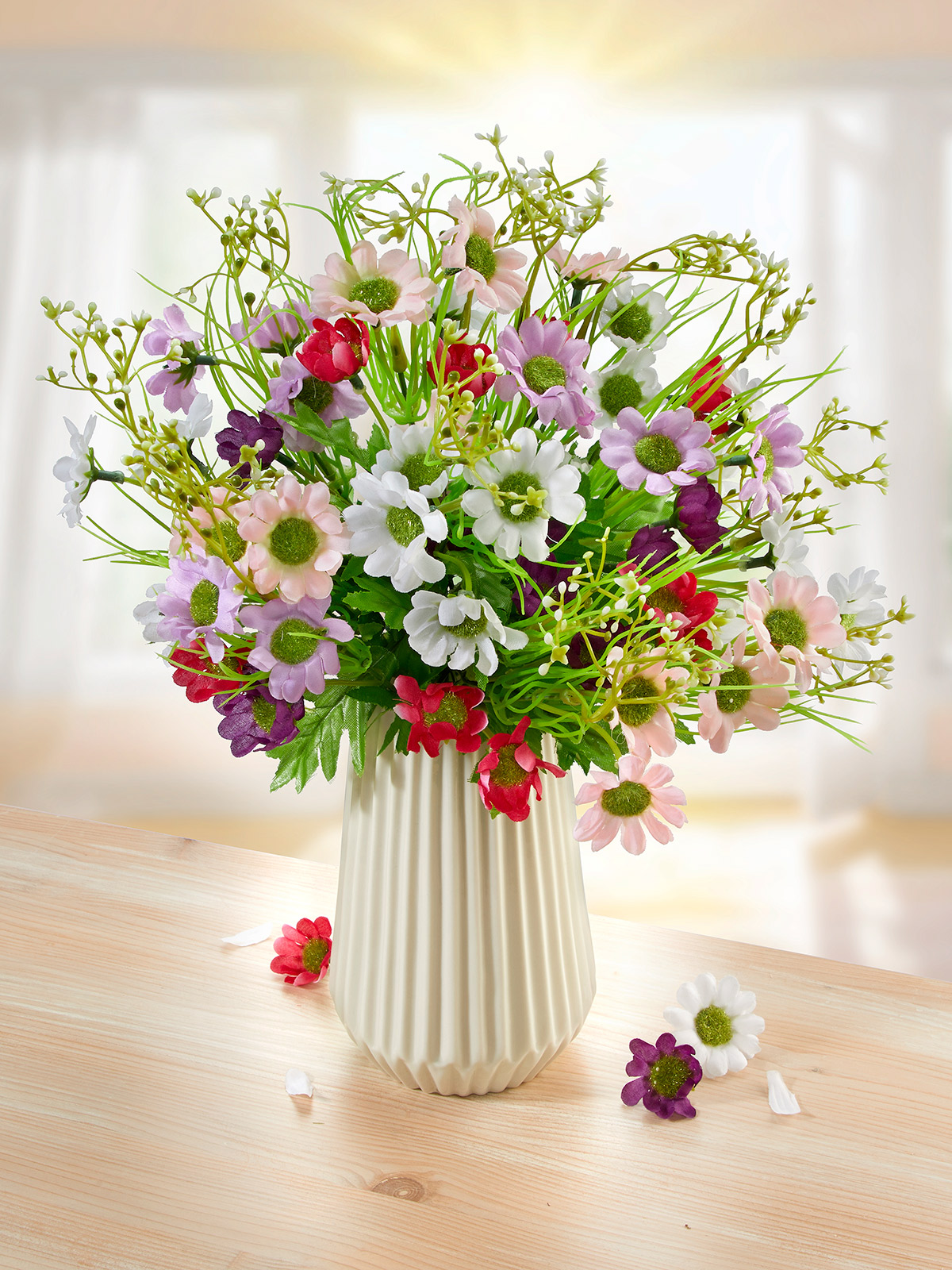 Keramikvase „Margeritentraum“