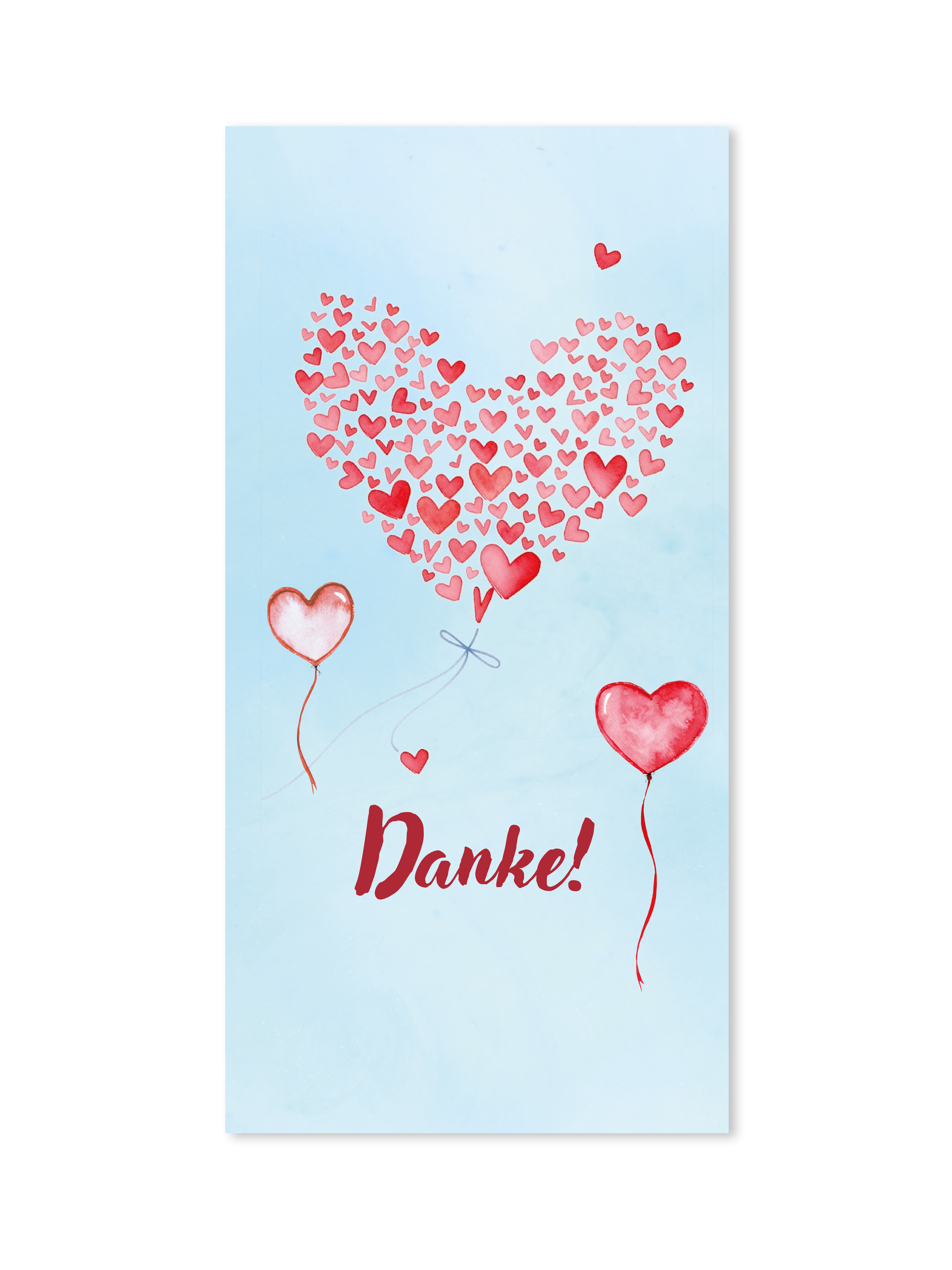 Grußkarte „Danke“