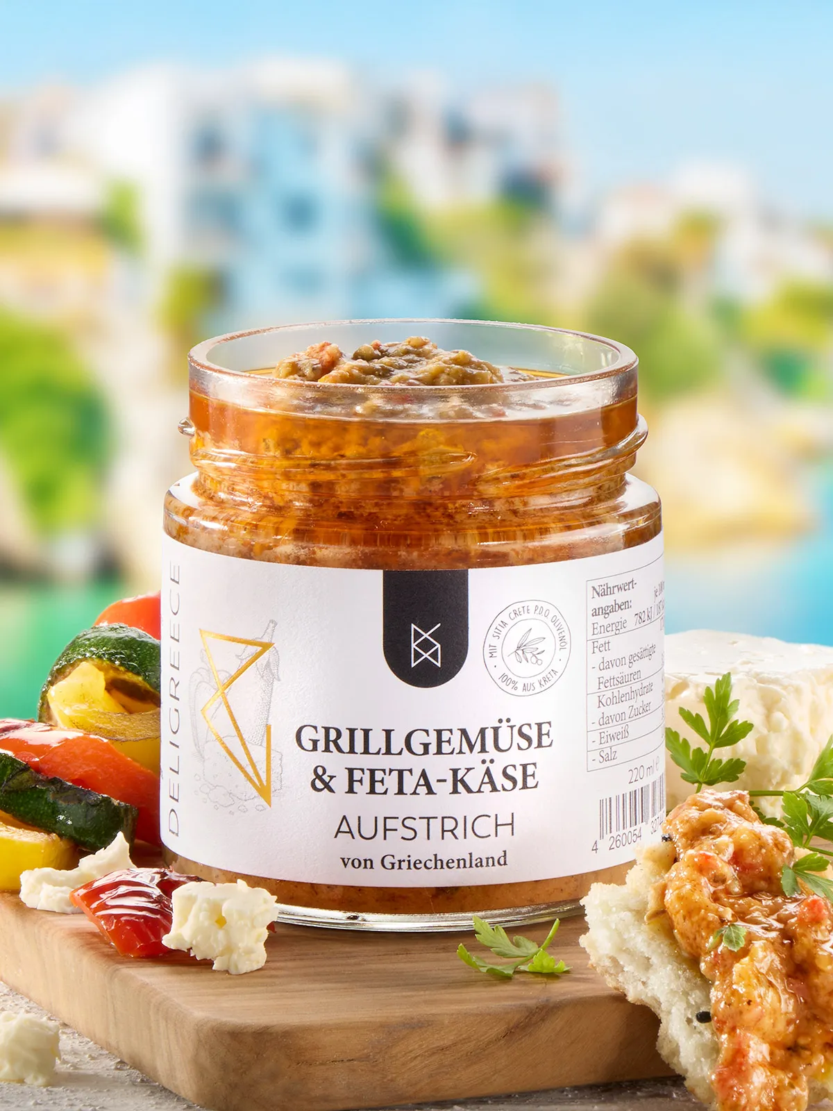 Grillgemüse & Feta Aufstrich