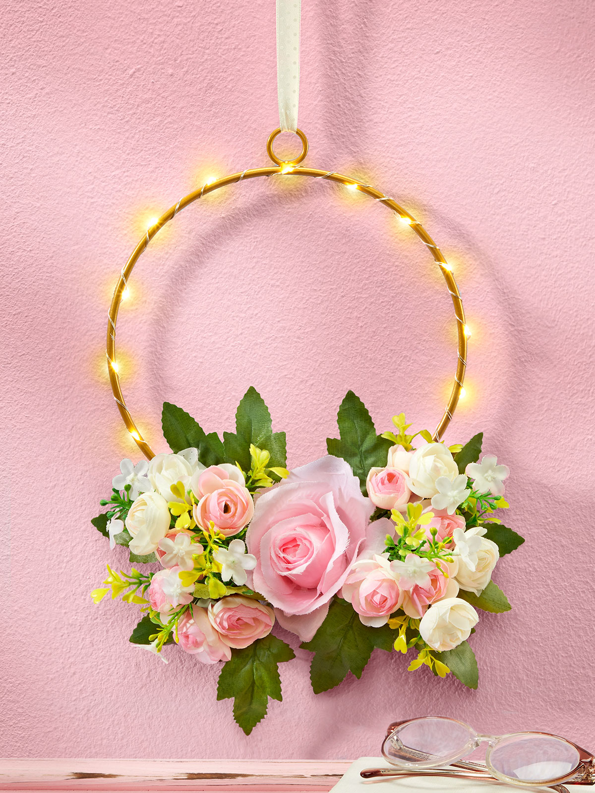LED-Blumenhänger „Blütentraum“