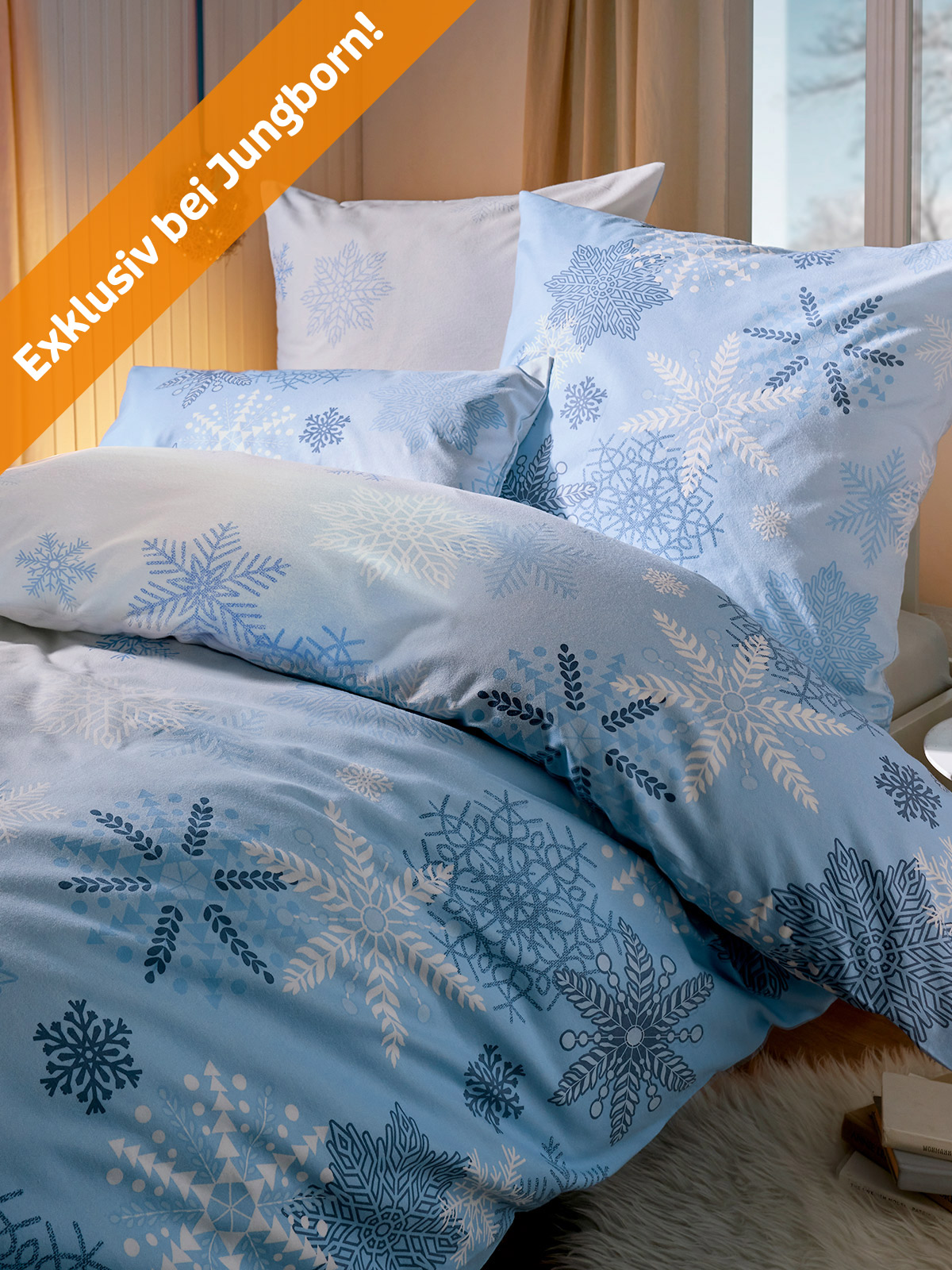 Bettwäsche-Set „Schneeflocken“ Bettwäsche-Set „Schneeflocken“