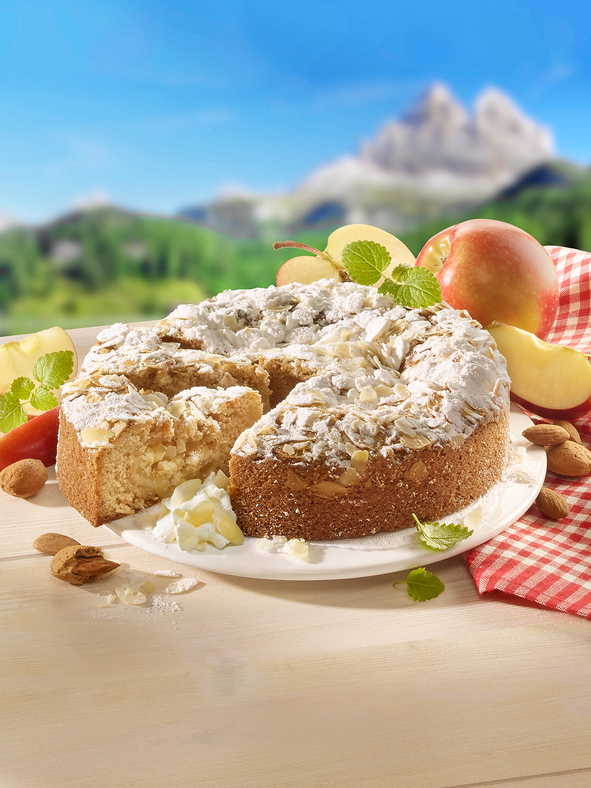 Apfel-Nusskuchen „Südtirol“
