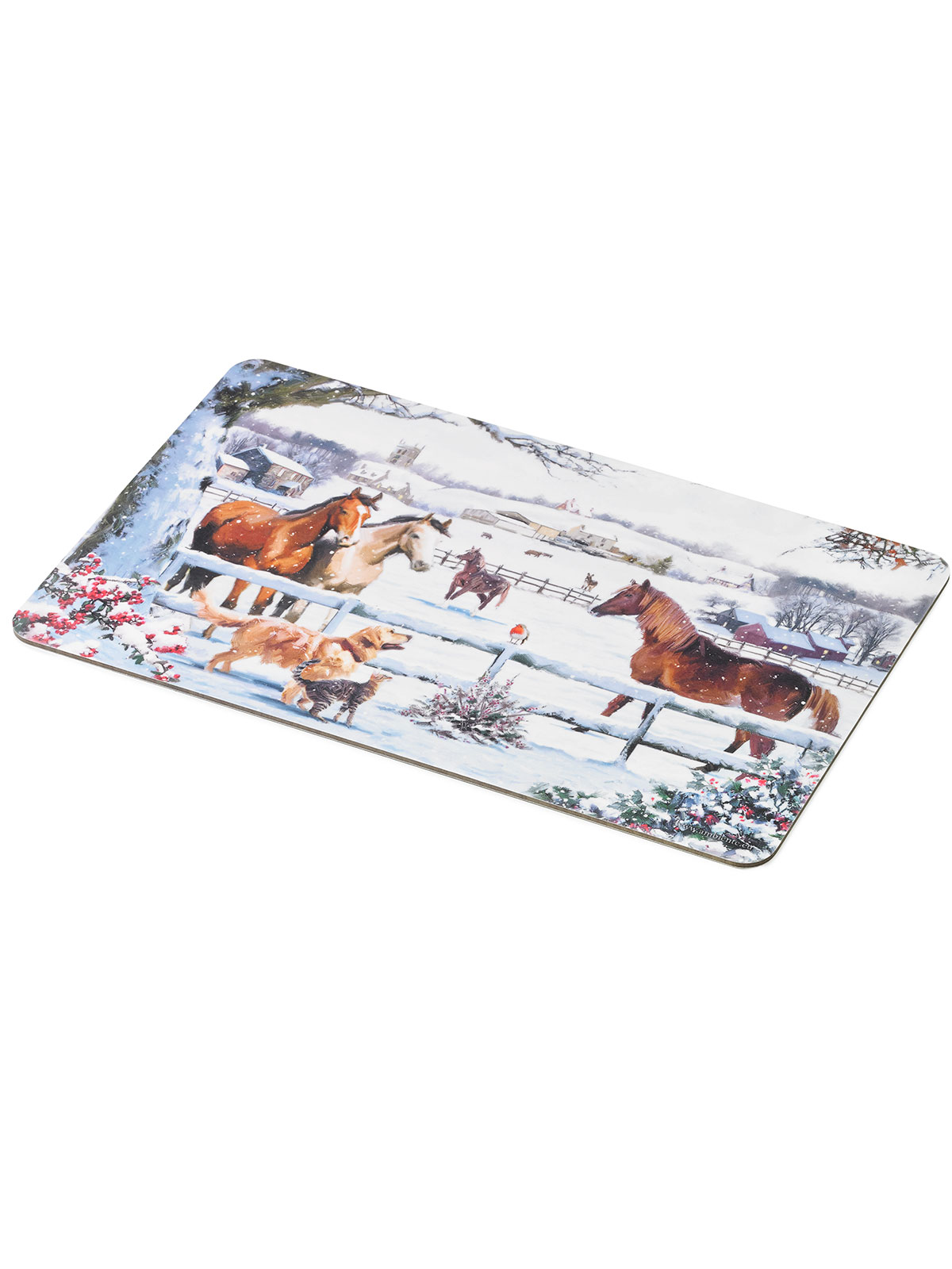 Frühstücksbrettchen „Pferdehof“