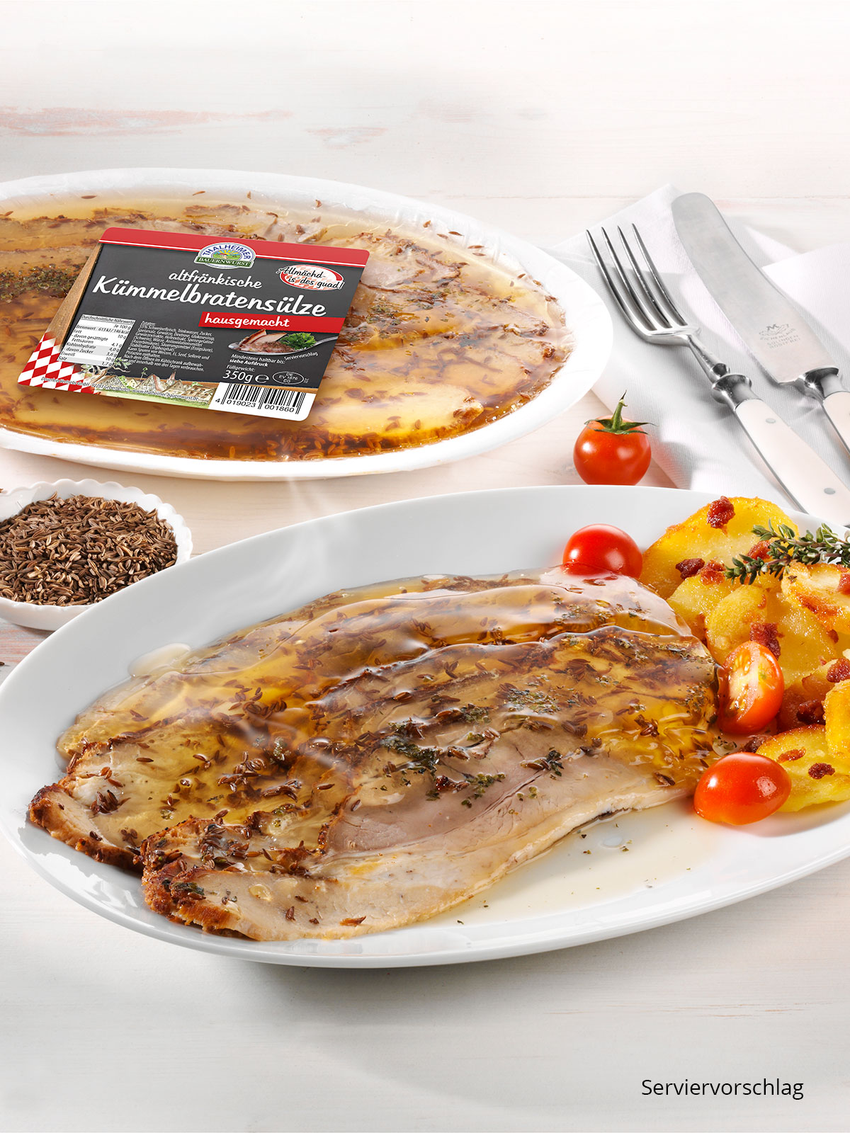 Altfränkische Kümmelbraten-Sülze 