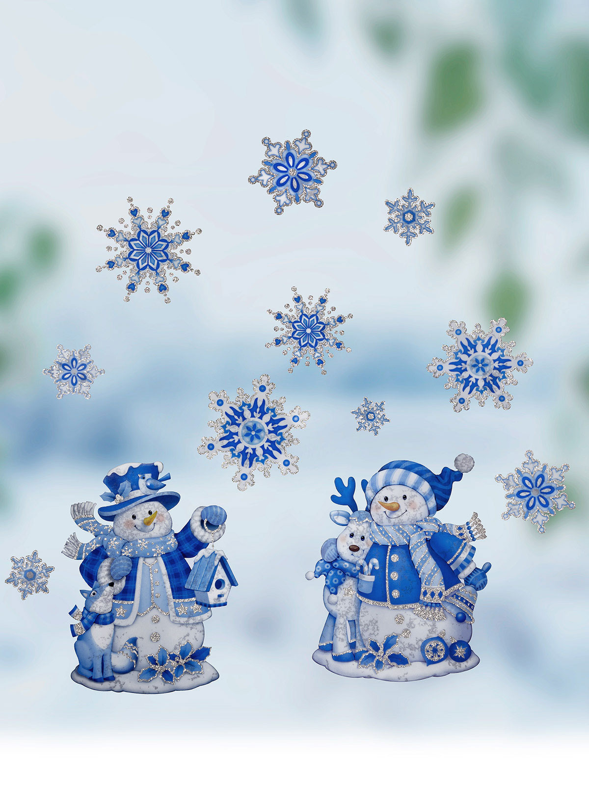 Fenstersticker „Frosty“