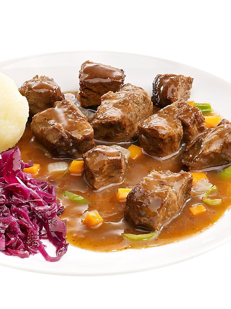 Sauerbraten-Gulasch