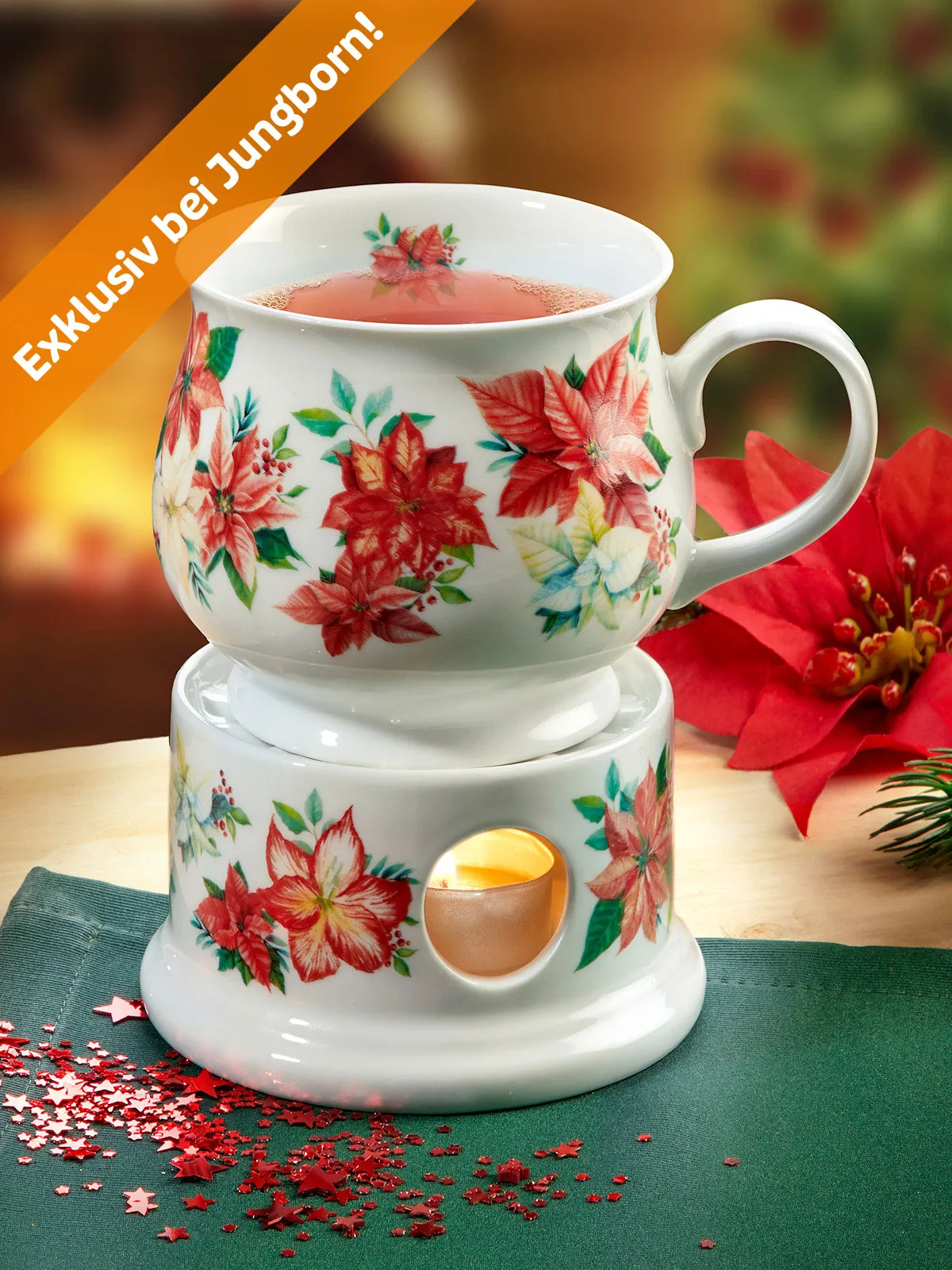 Stvchen & Becher Weihnachtsstern | 106749