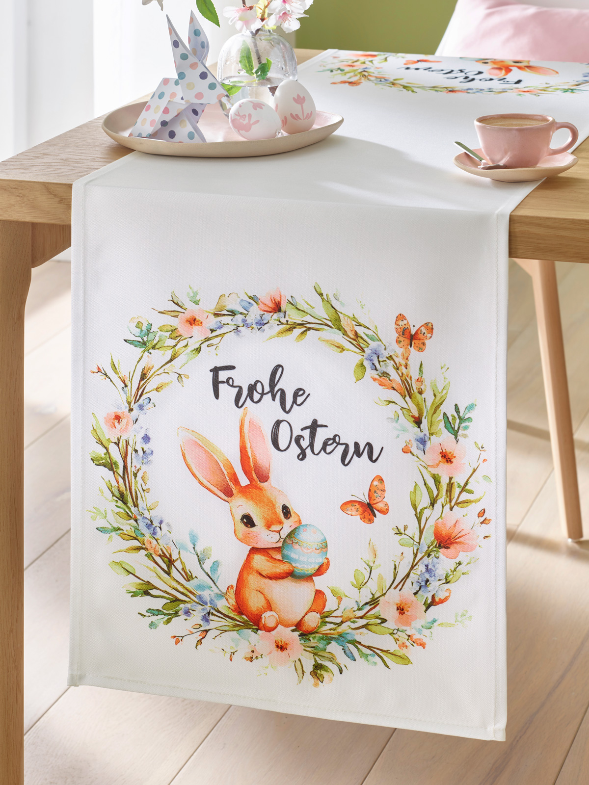 Tischläufer „Frohe Ostern“