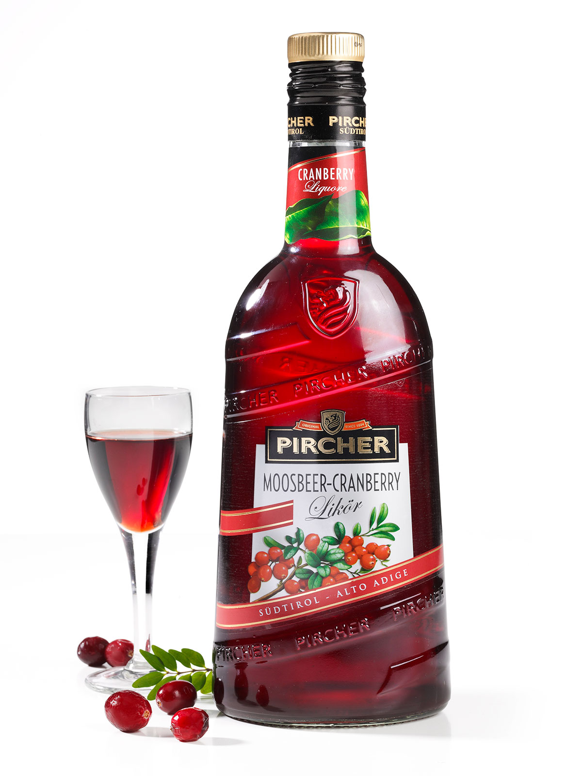 Moosbeer-Cranberry-Likör