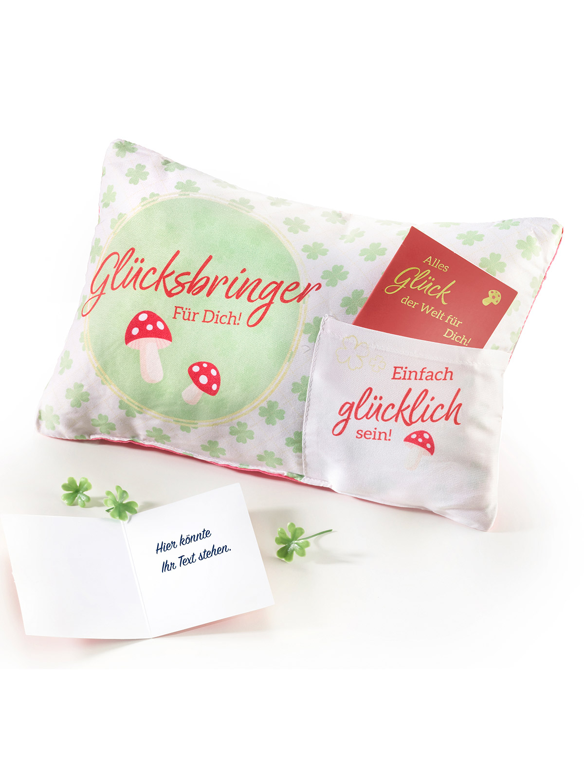 Geschenkkissen „Glücksbringer“