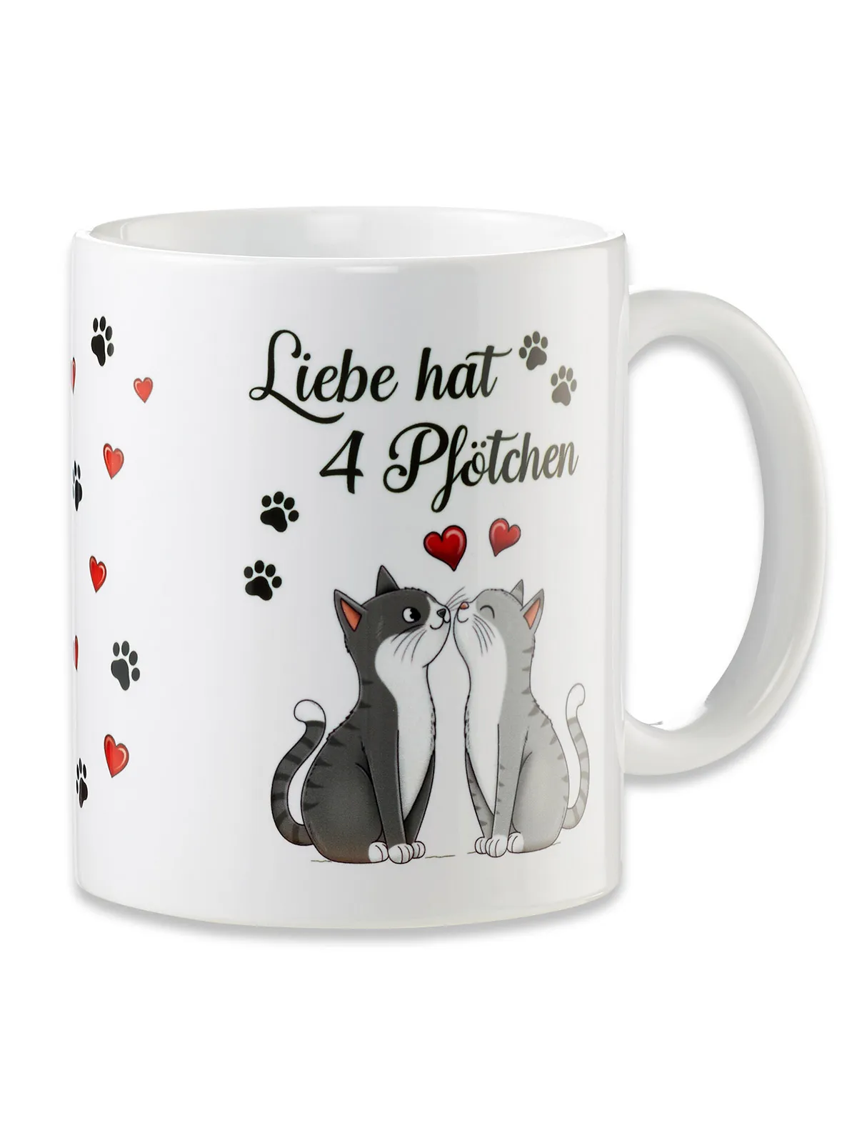 Becher „Liebe hat 4 Pfoten“