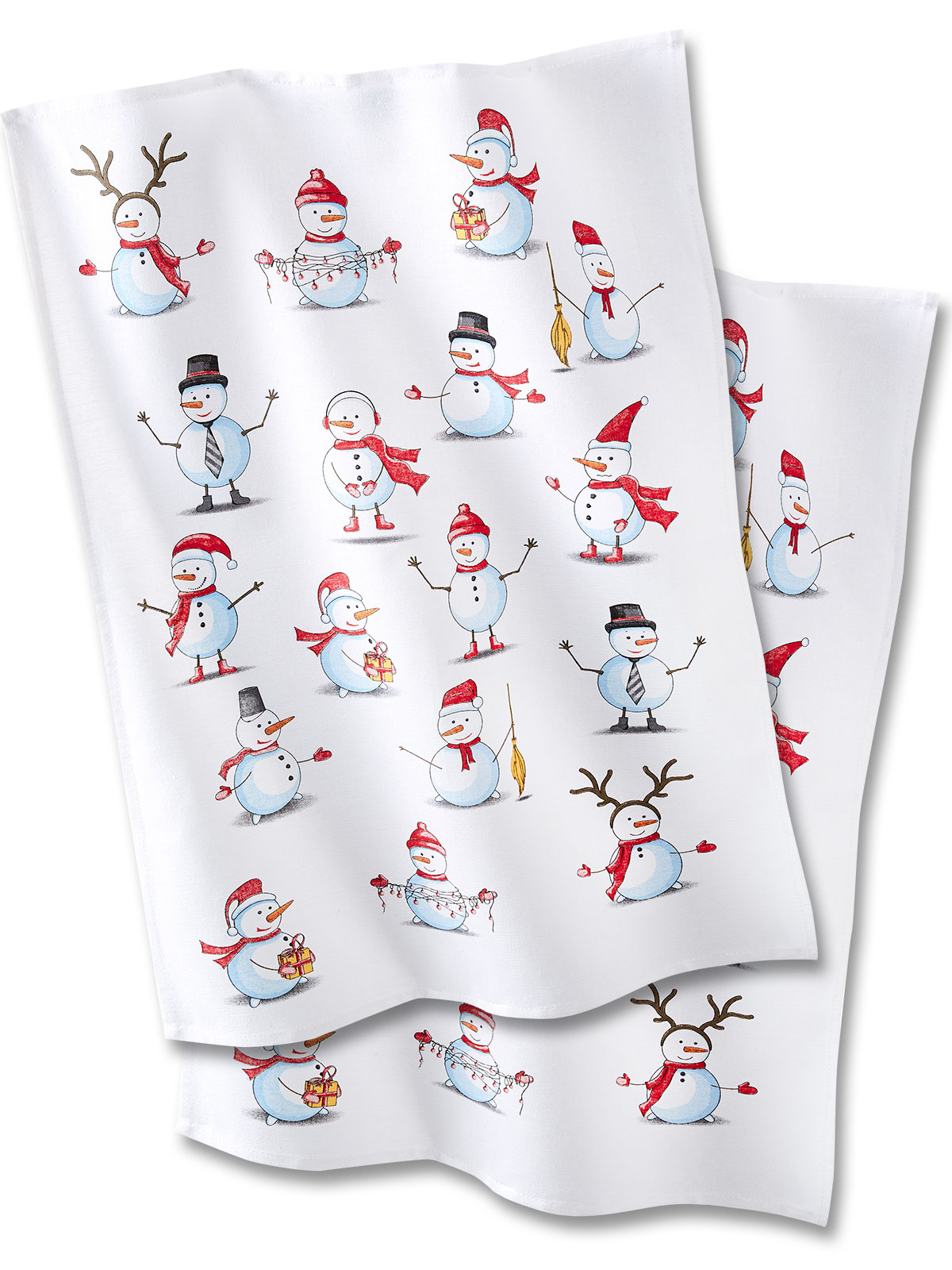 Geschirrtuchduo „Schneemann“