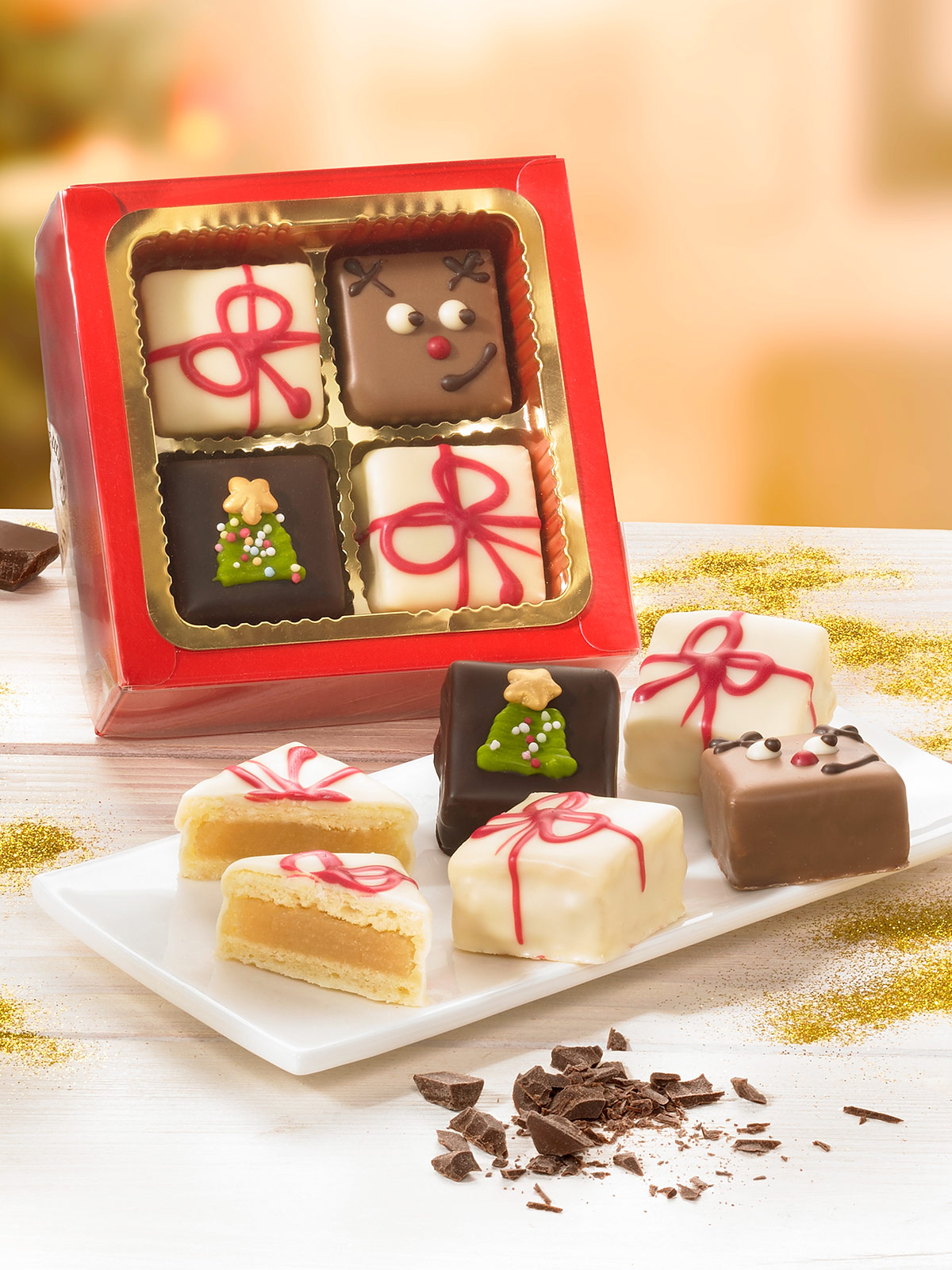 Weihnachts-Petit Fours