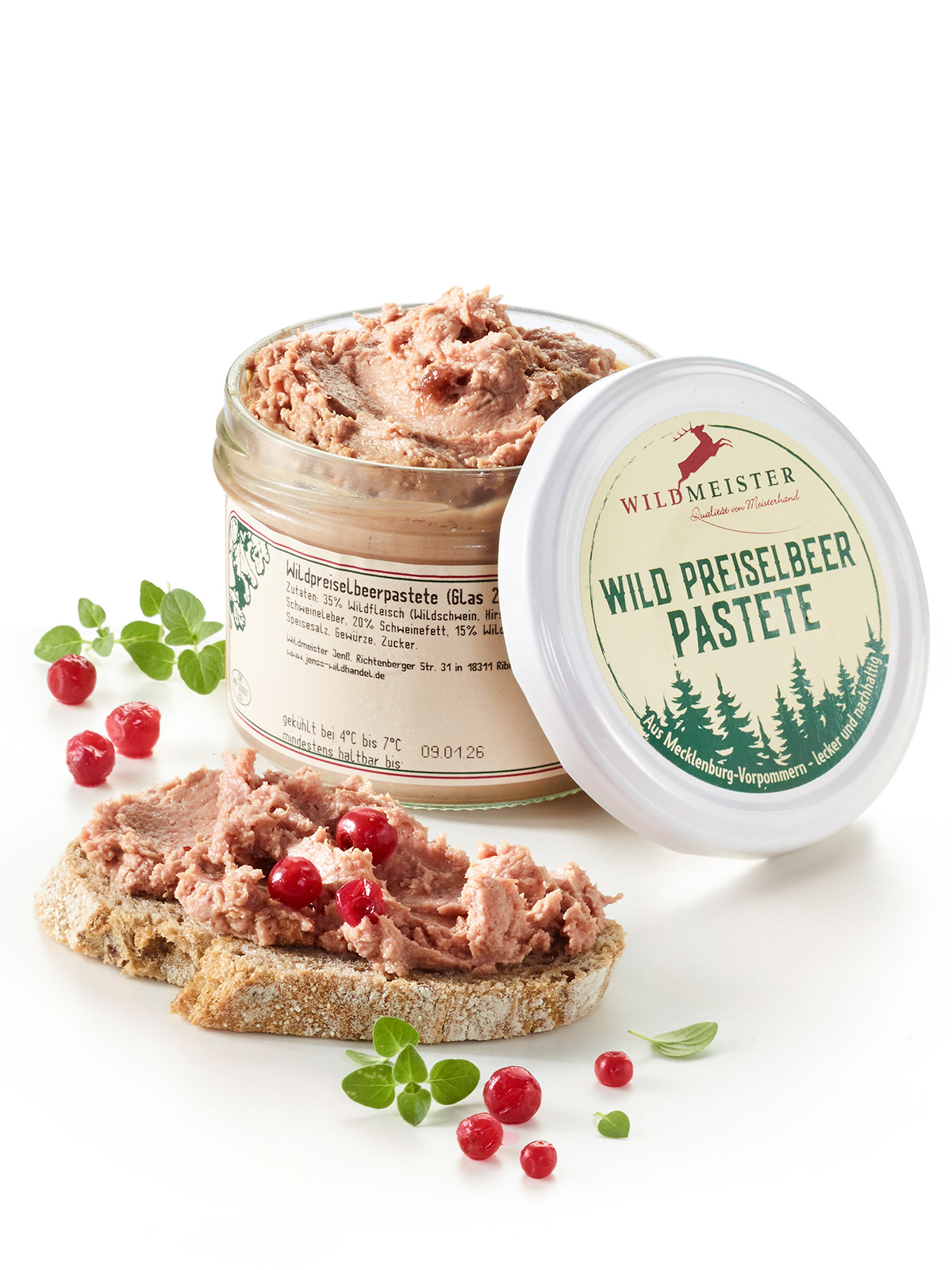 Wild-Preiselbeer-Pastete