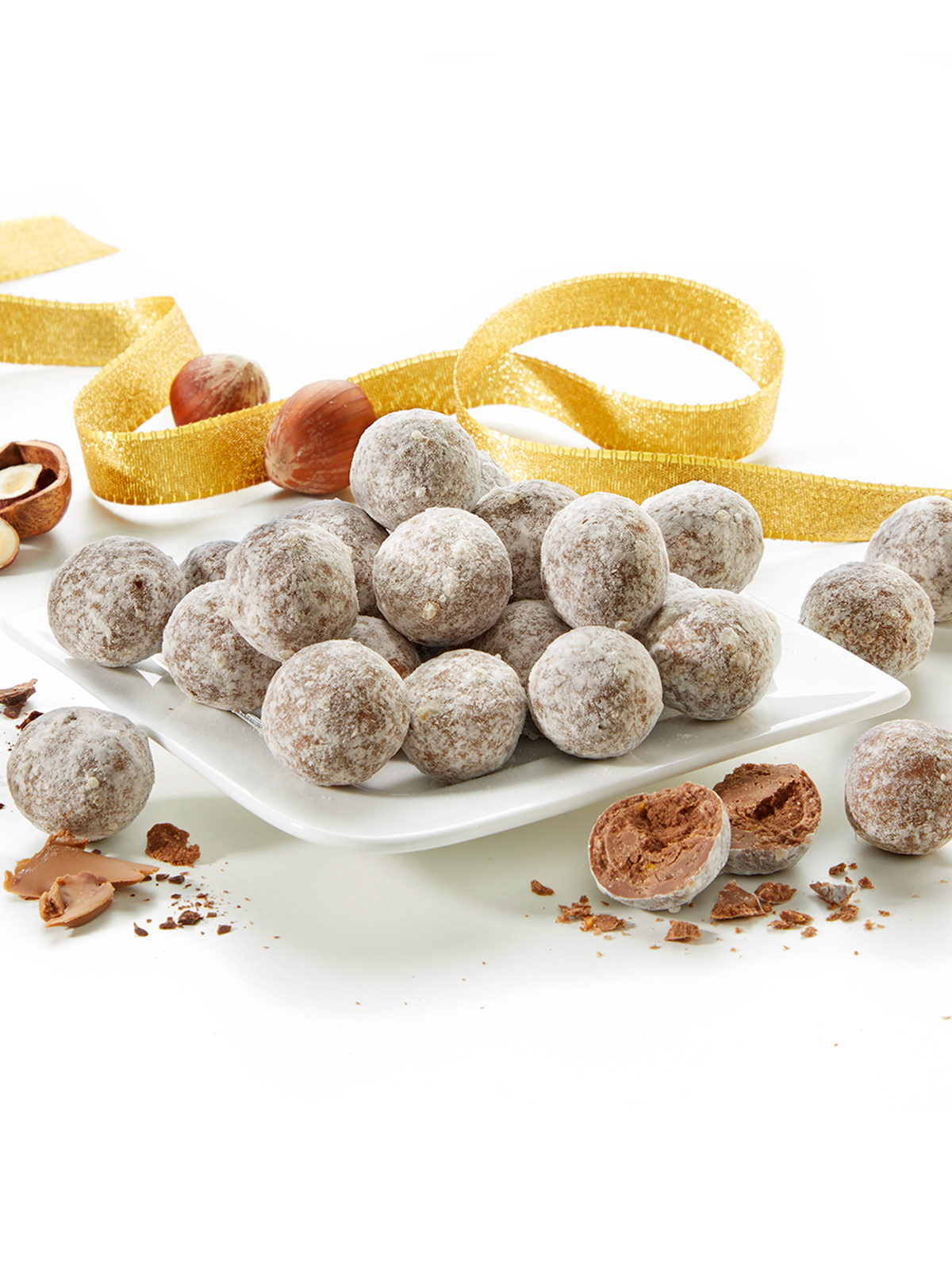 Nougat-Knister-Kugeln
