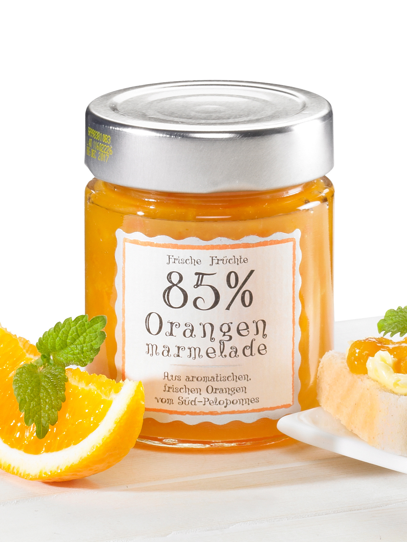 Orangenmarmelade, 85%