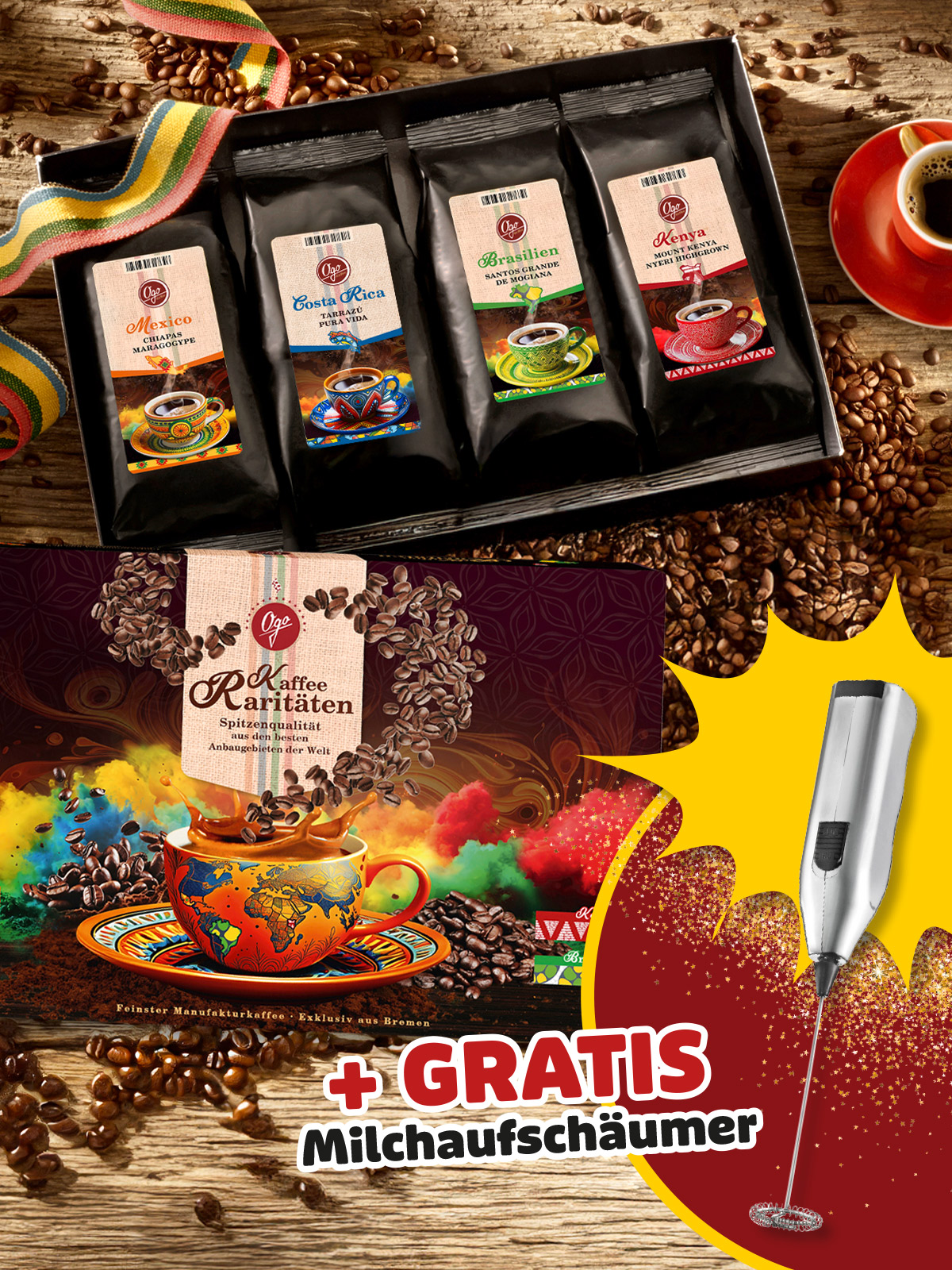 Präsent „Kaffeeraritäten“