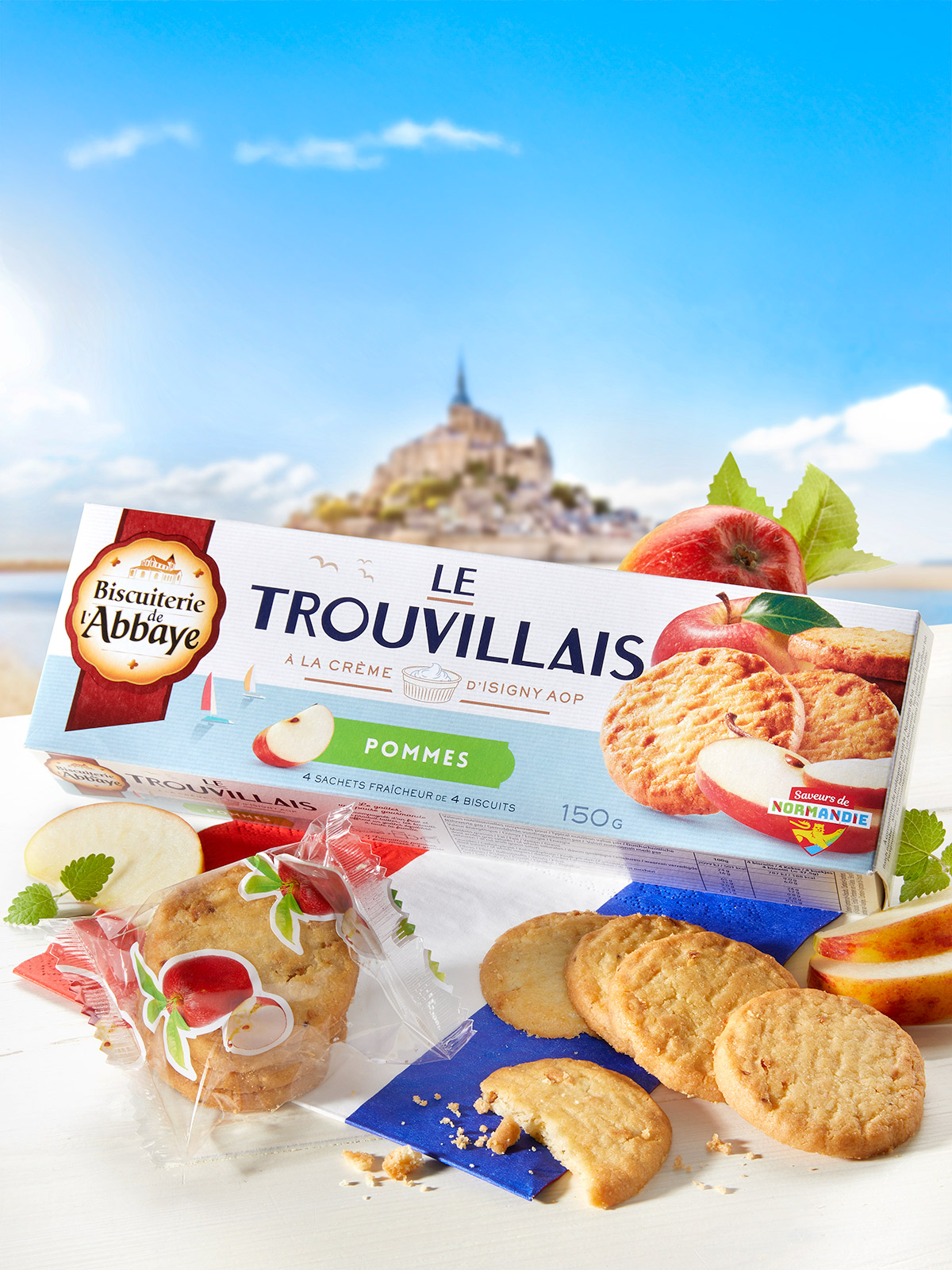 Französisches Buttergebäck „Apfel“