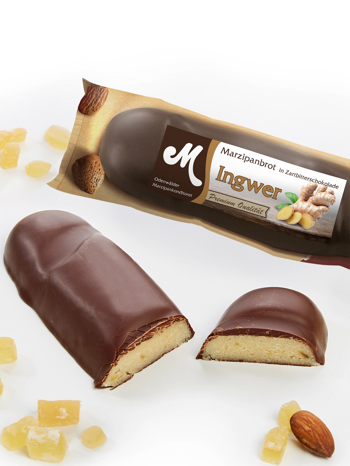 Ingwer-Marzipan-Brot Ingwer-Marzipan-Brot