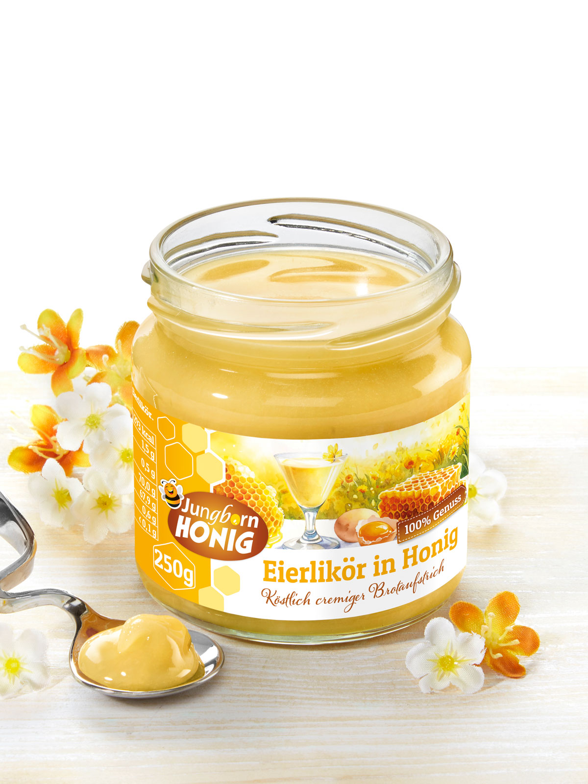 Eierlikör in Honig
