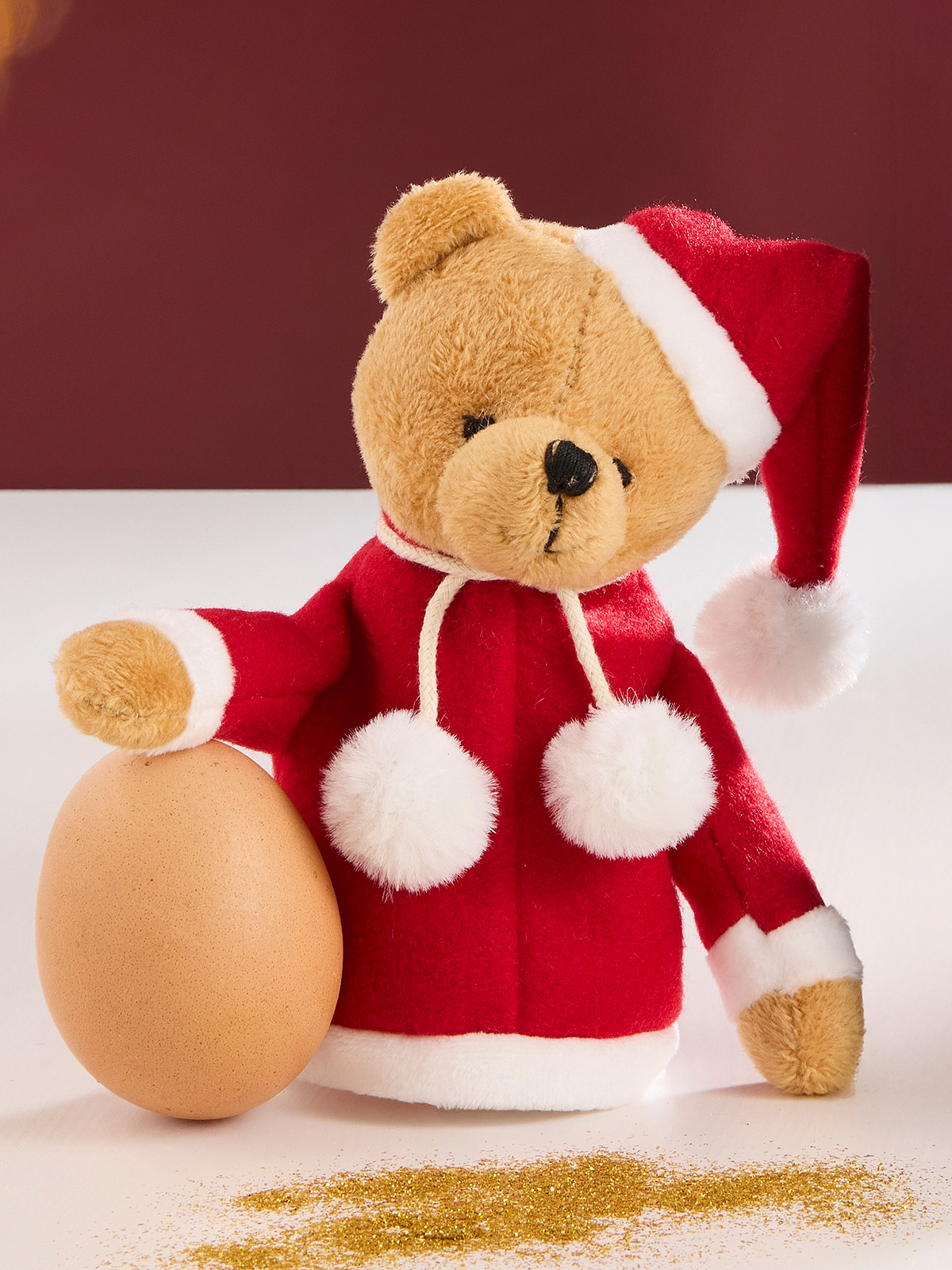 Eierwärmer-Duo „Weihnachtsbär“