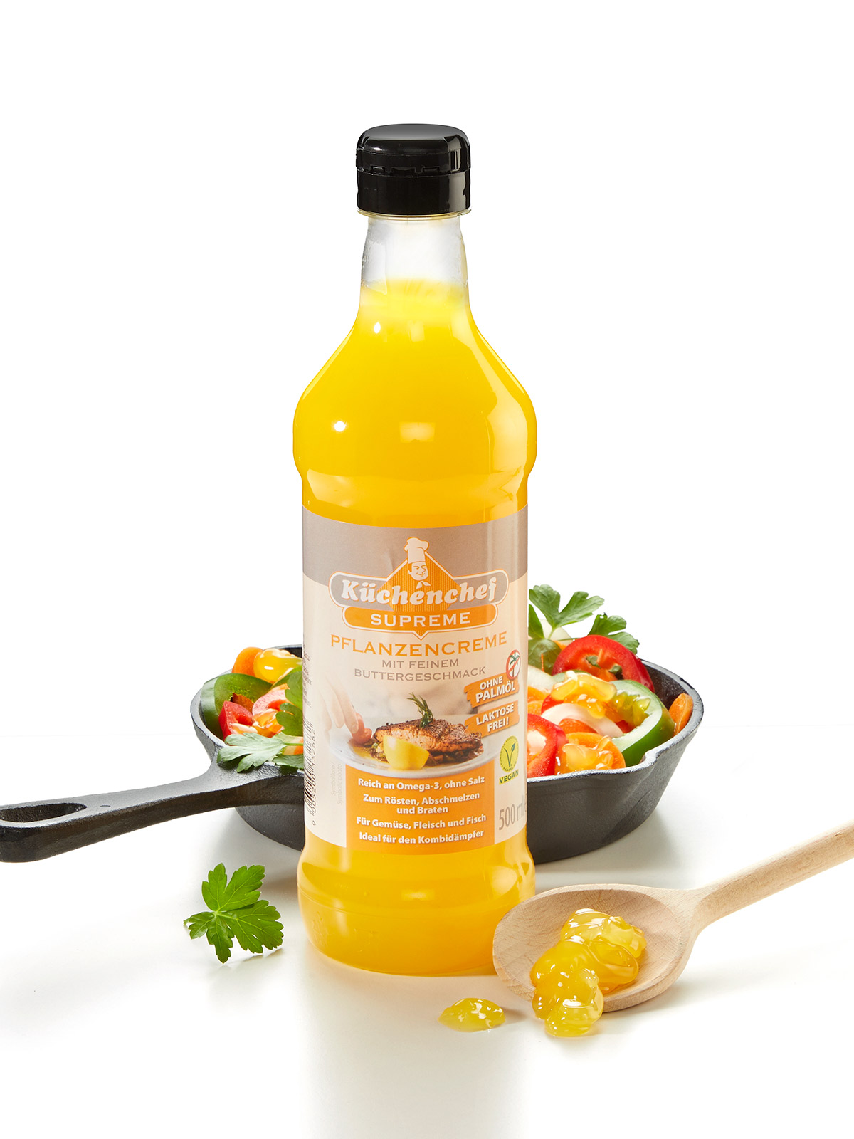 Küchenchef Pflanzencreme