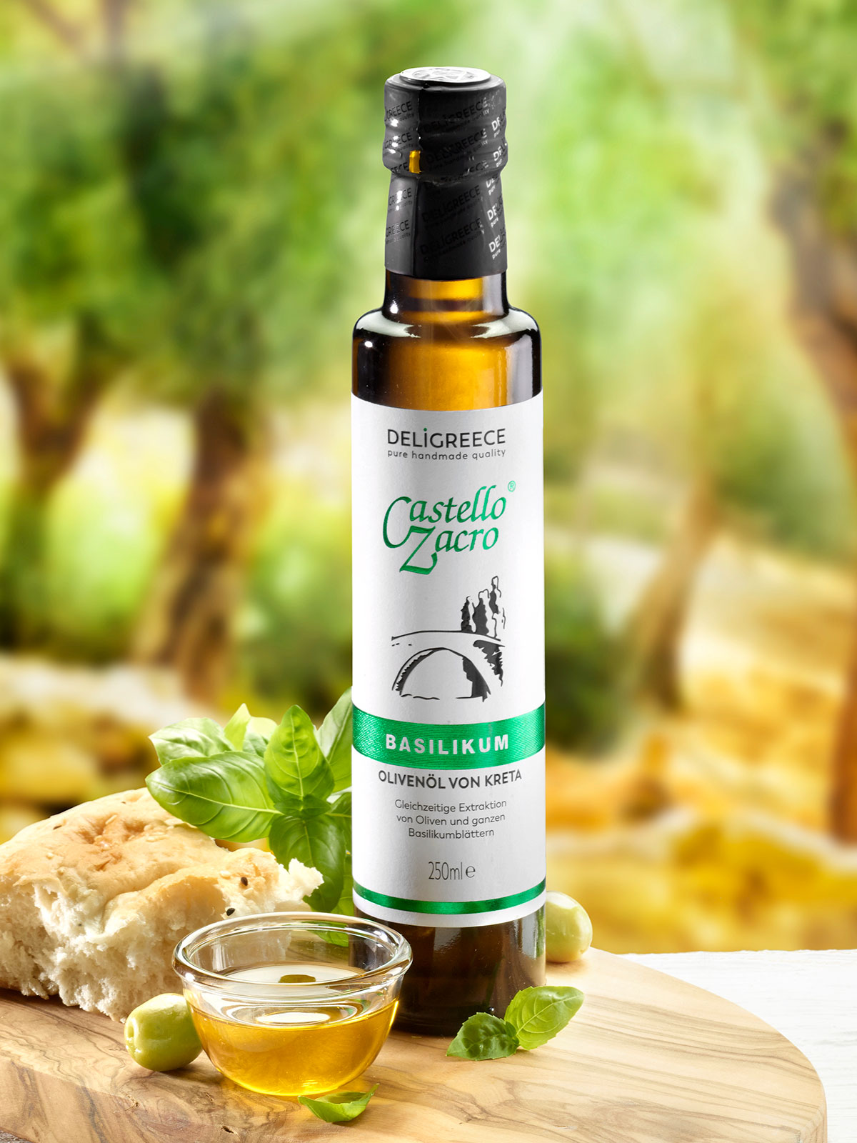 Basilikum-Olivenöl
