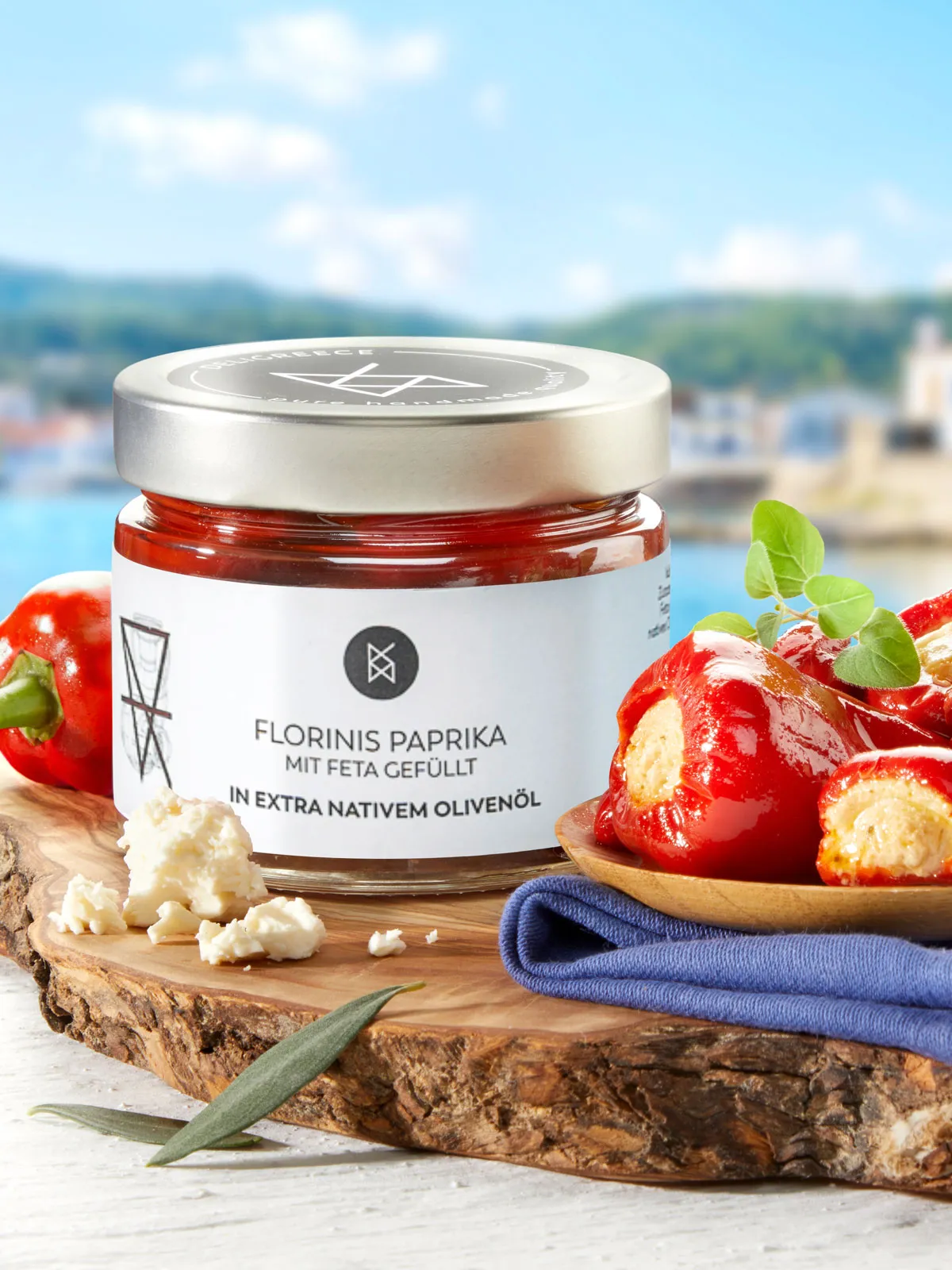 Paprika mit Feta
