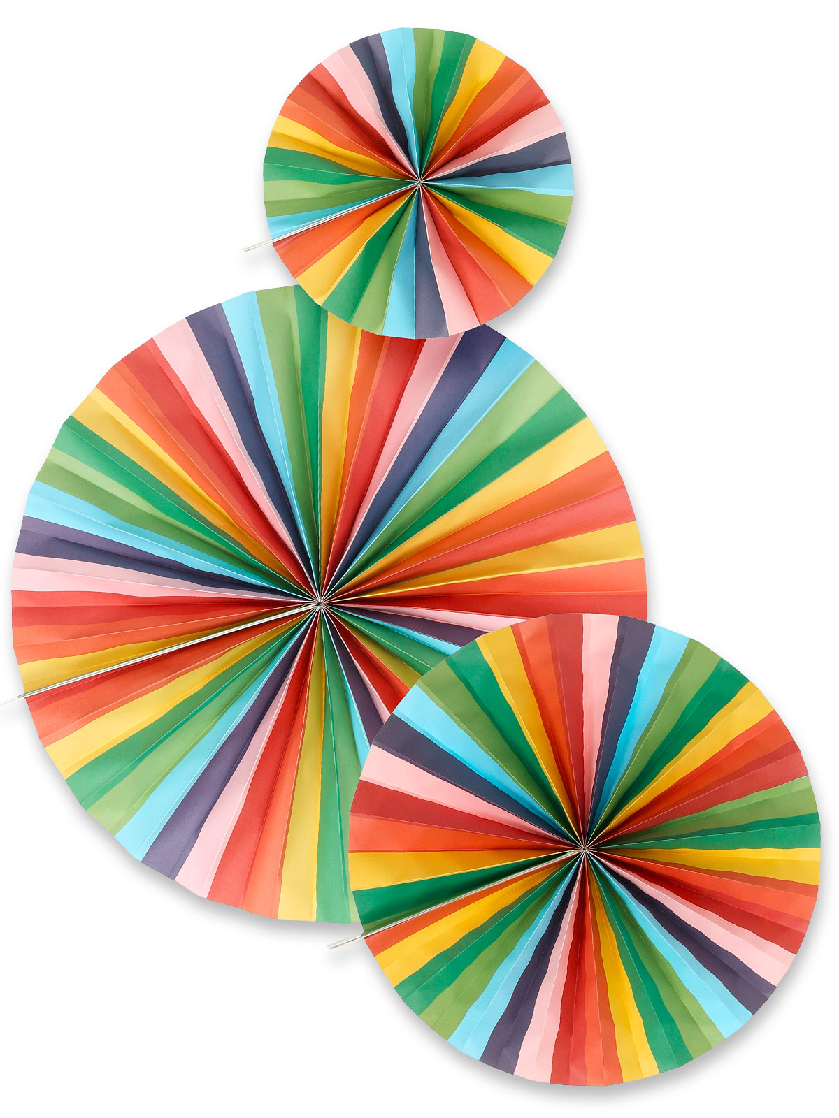 Dekofächer-Trio „Regenbogen“ Dekofächer-Trio „Regenbogen“