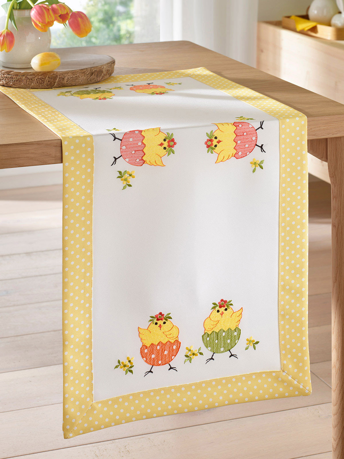 Tischläufer „Kükentanz“