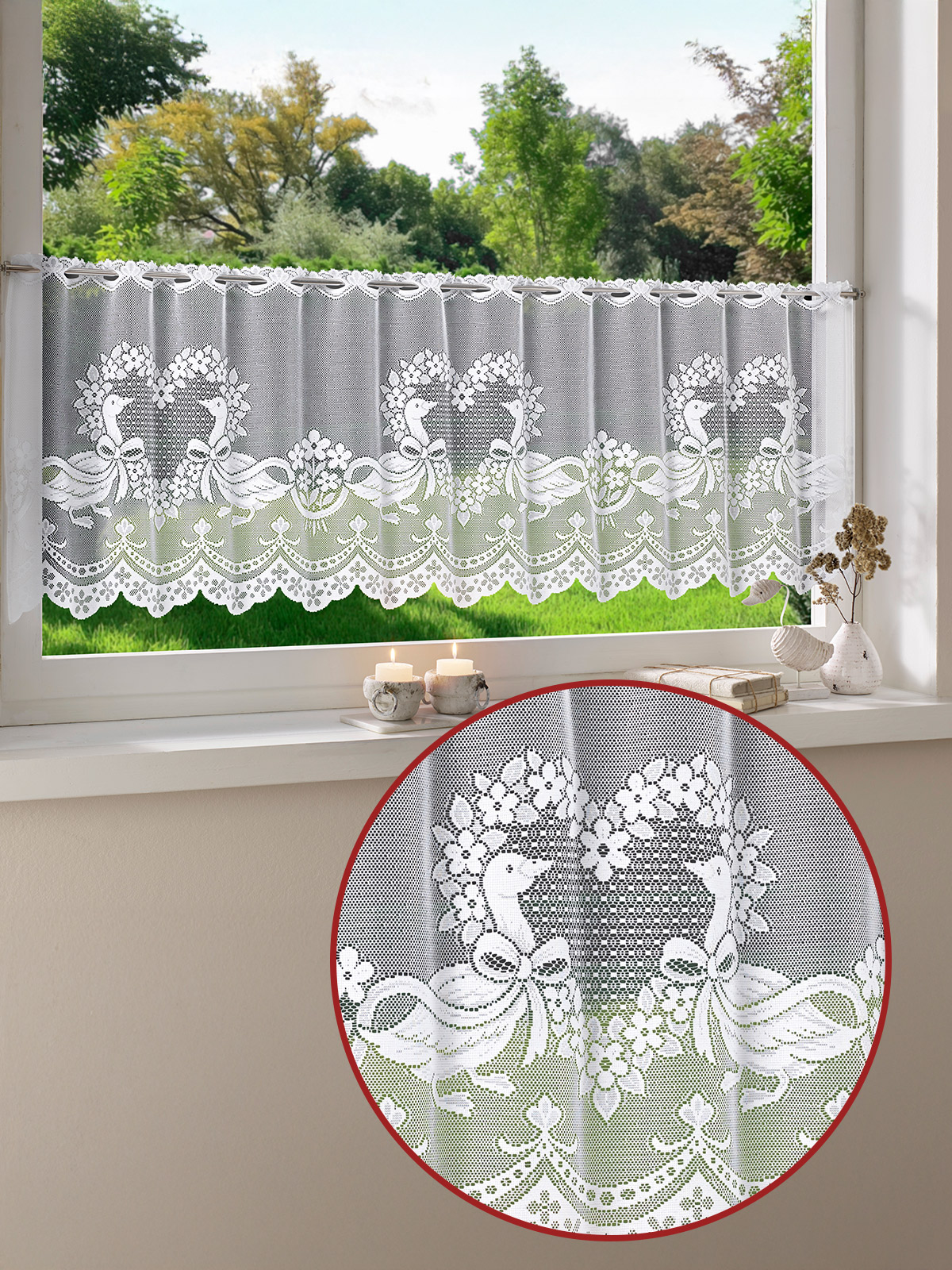 Kleinfenstergardine „Frieda“ Kleinfenstergardine „Frieda“