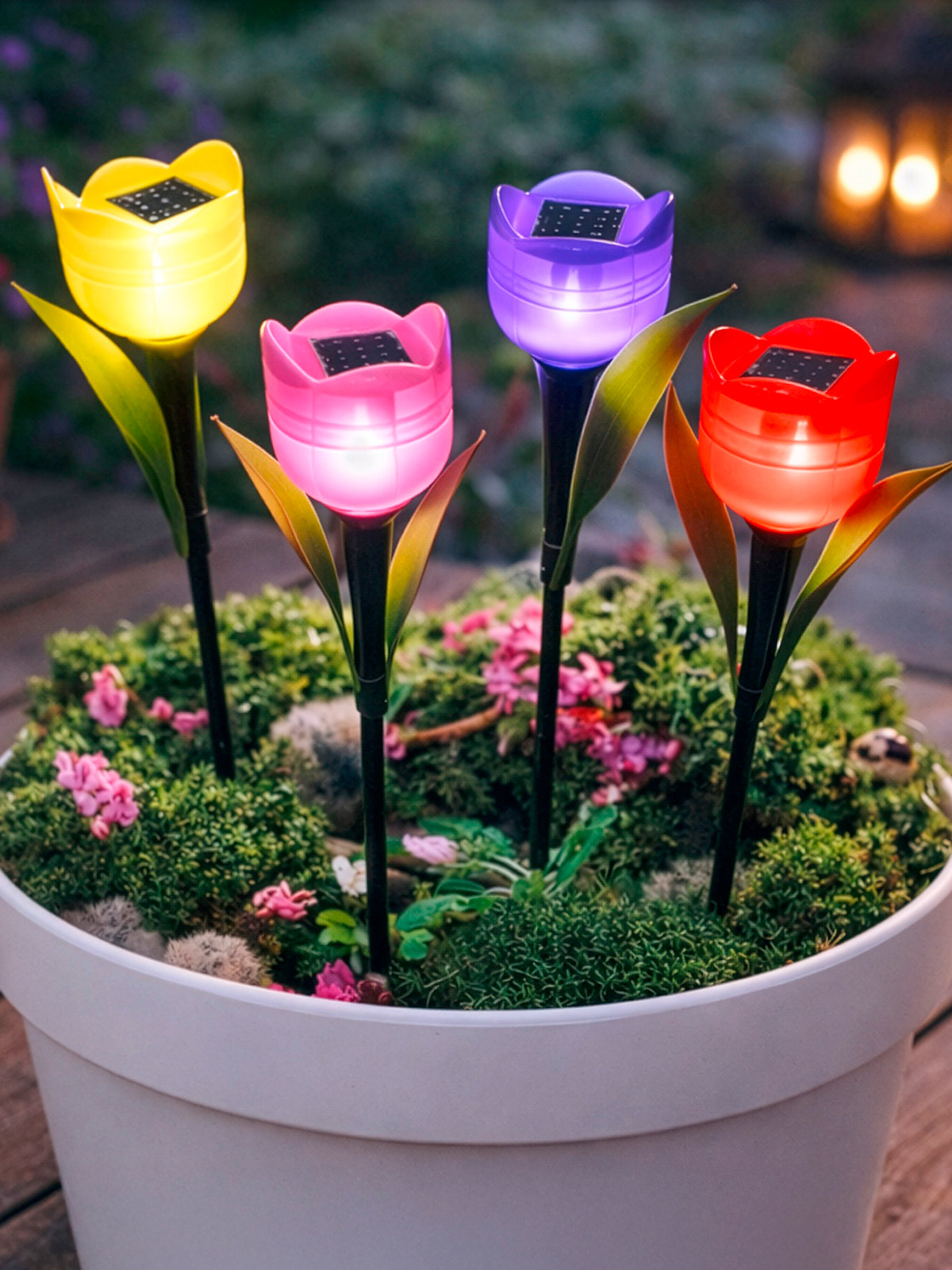 Solarstecker-Set „Blume“