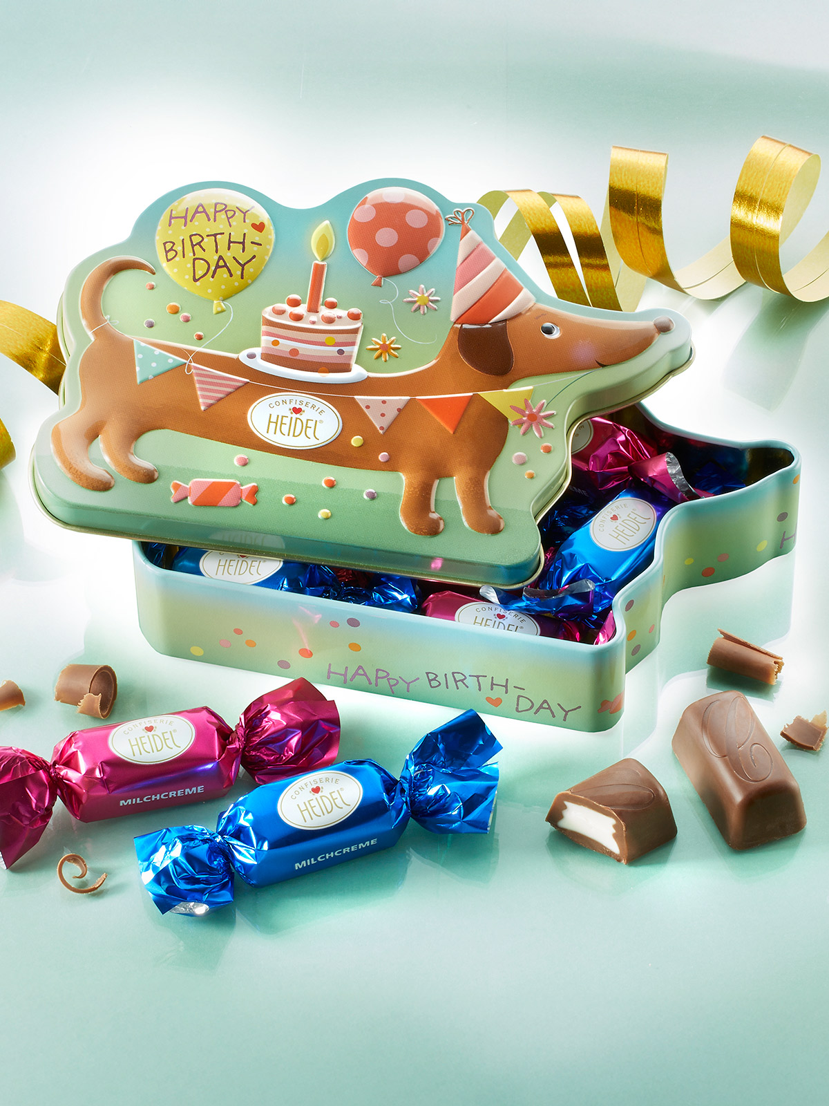 Dackeldose „Happy Birthday“