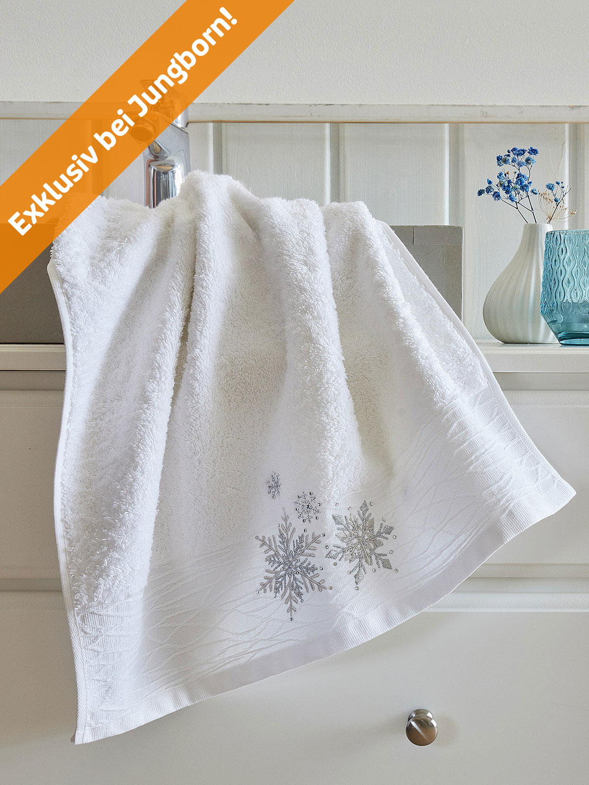 Handtuch-Präsent „Schneeflocke“ Handtuch-Präsent „Schneeflocke“