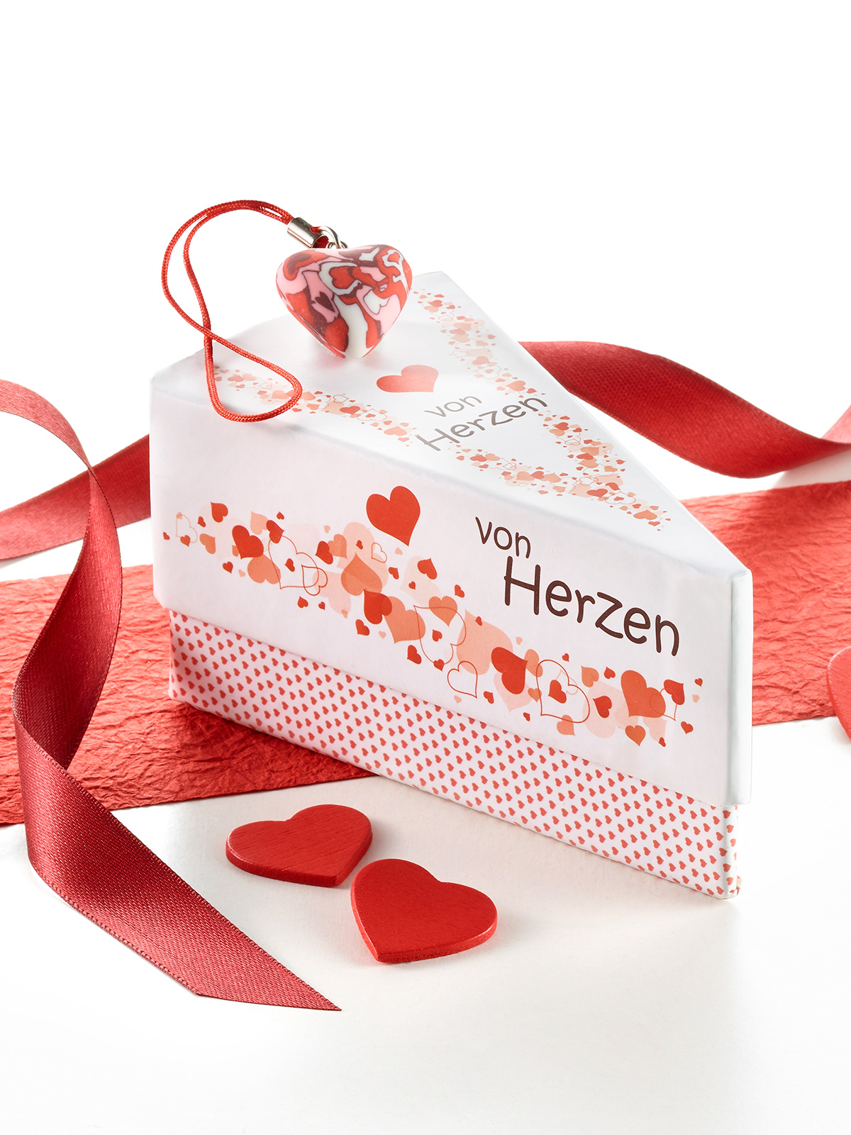 Tortenstück „von Herzen“