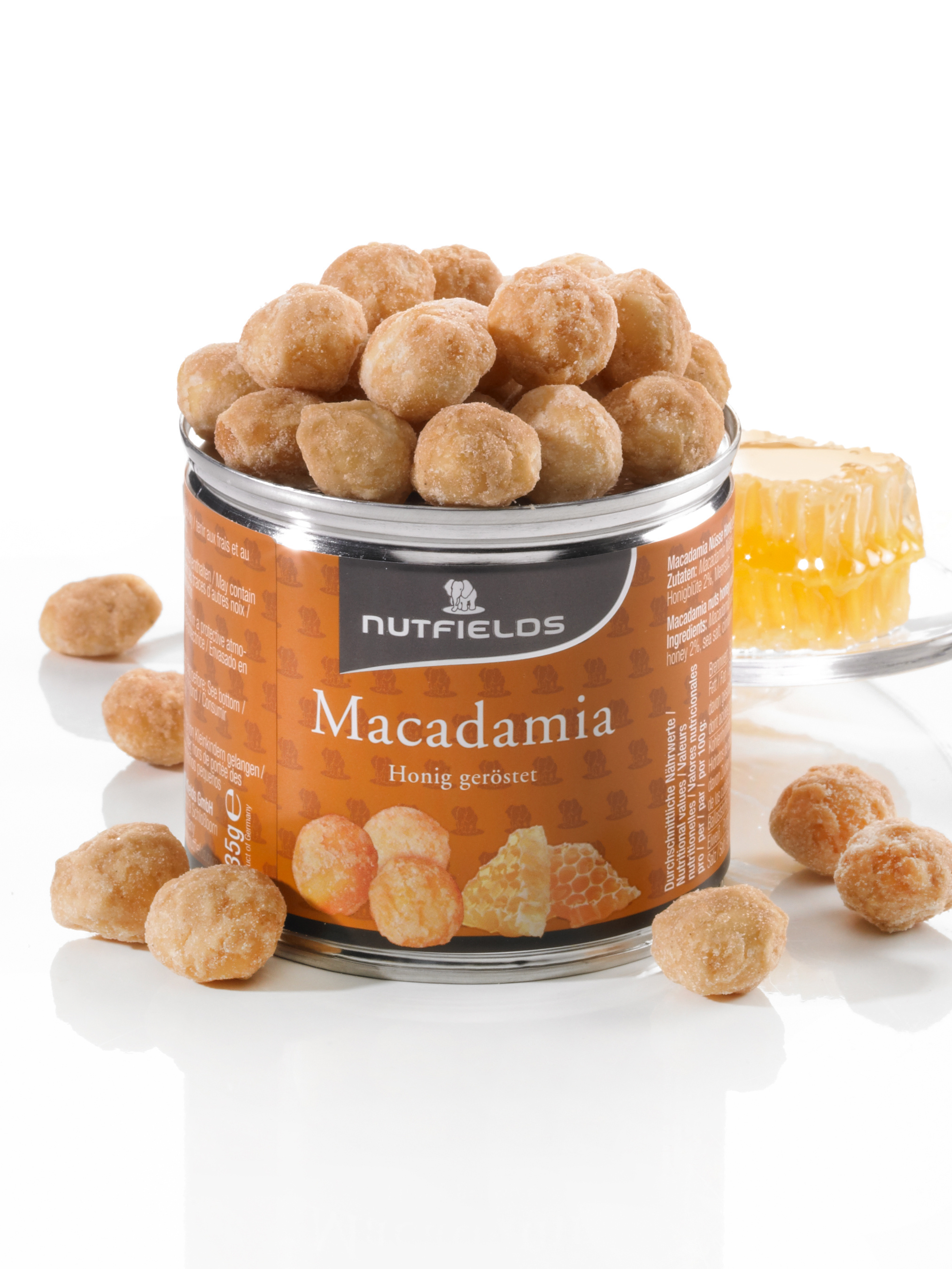 Macadamia Nüsse, mit Honig geröstet