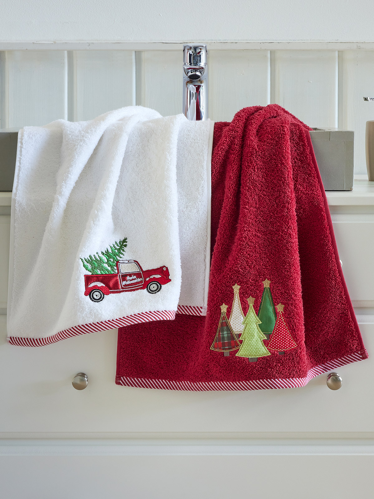 Handtuch-Geschenkset „Weihnachten“