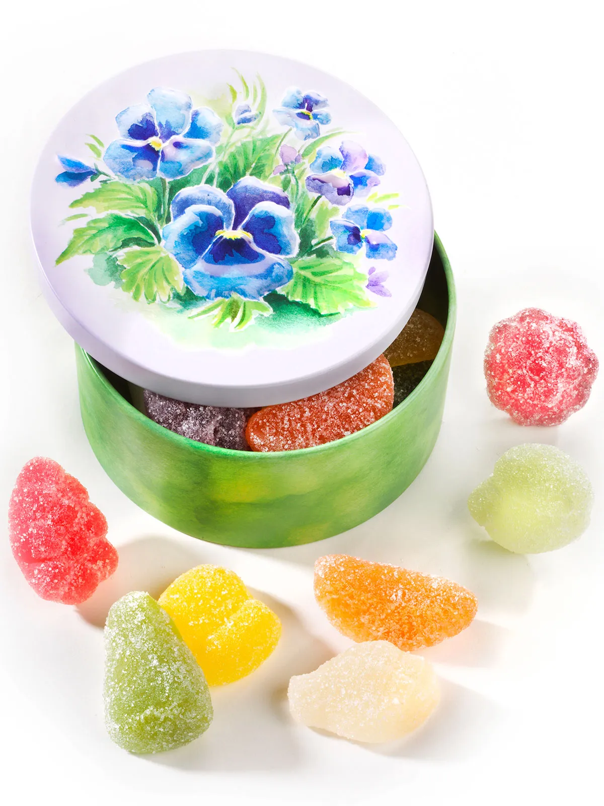 Bonbon-Dose „Stiefmütterchen“