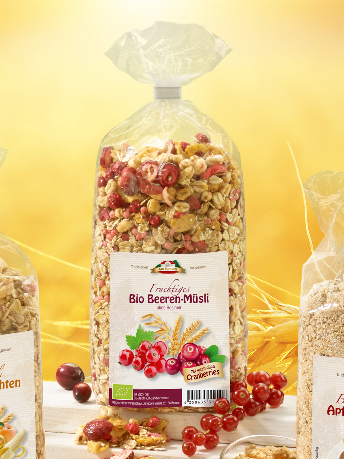 Bio Beeren-Müsli ohne Rosinen